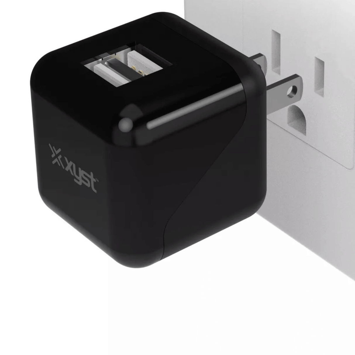 Xyst 2.4-Amp Dual USB Foldable Wall Charger