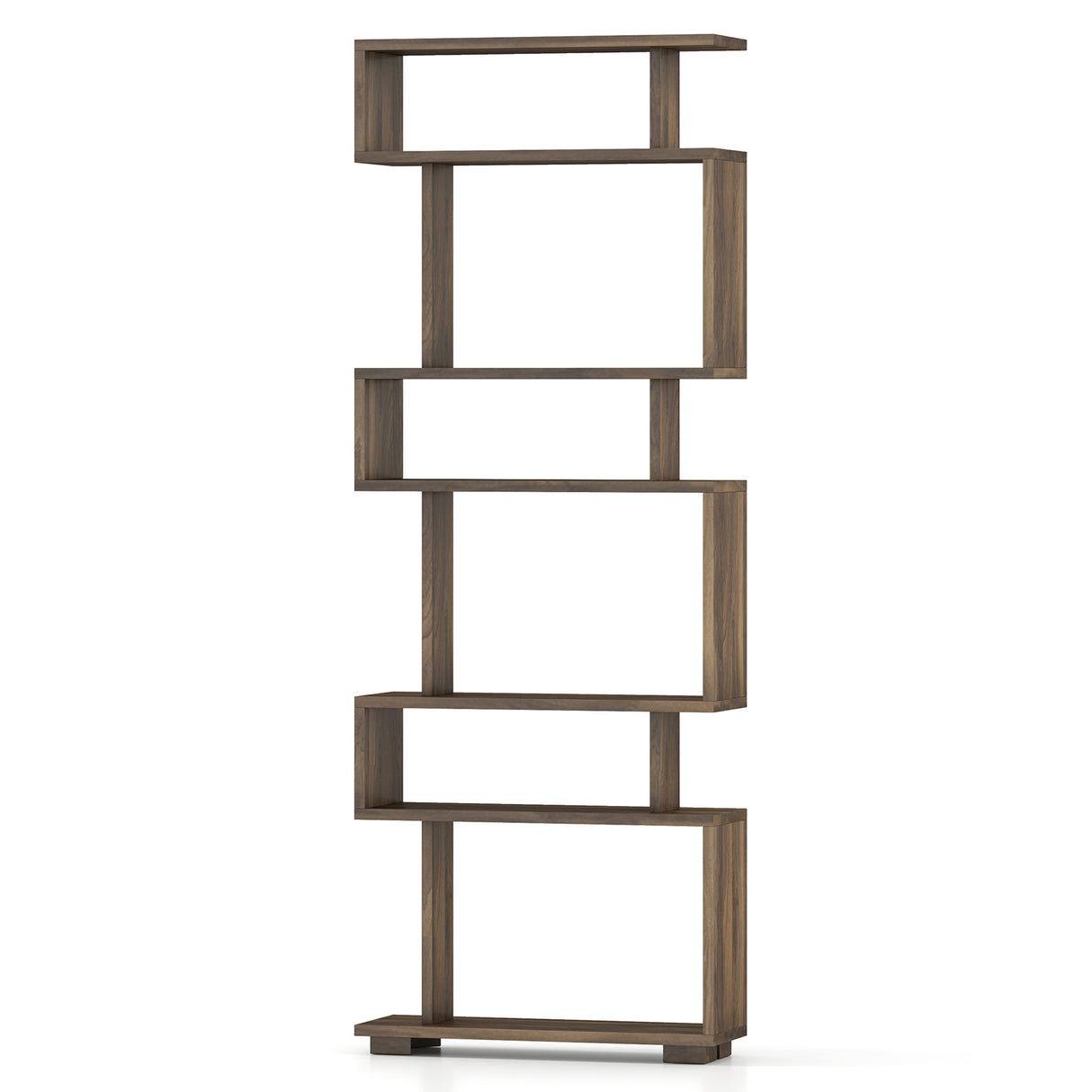 6-Tier Bookcase with Anti-Tipping Kit