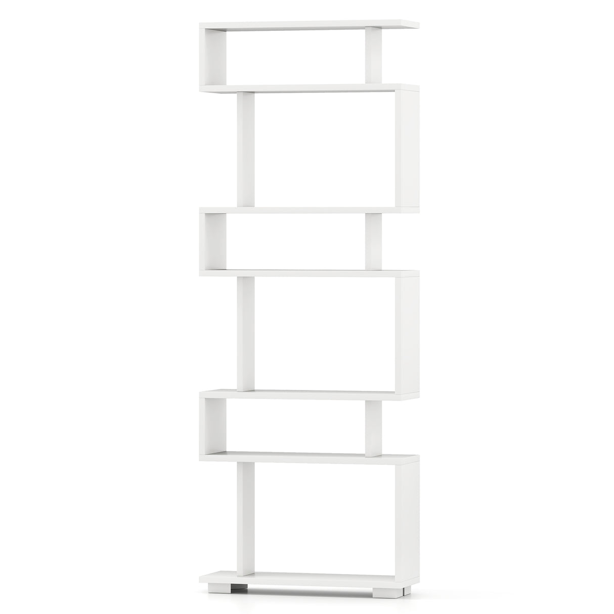 6-Tier Bookcase with Anti-Tipping Kit