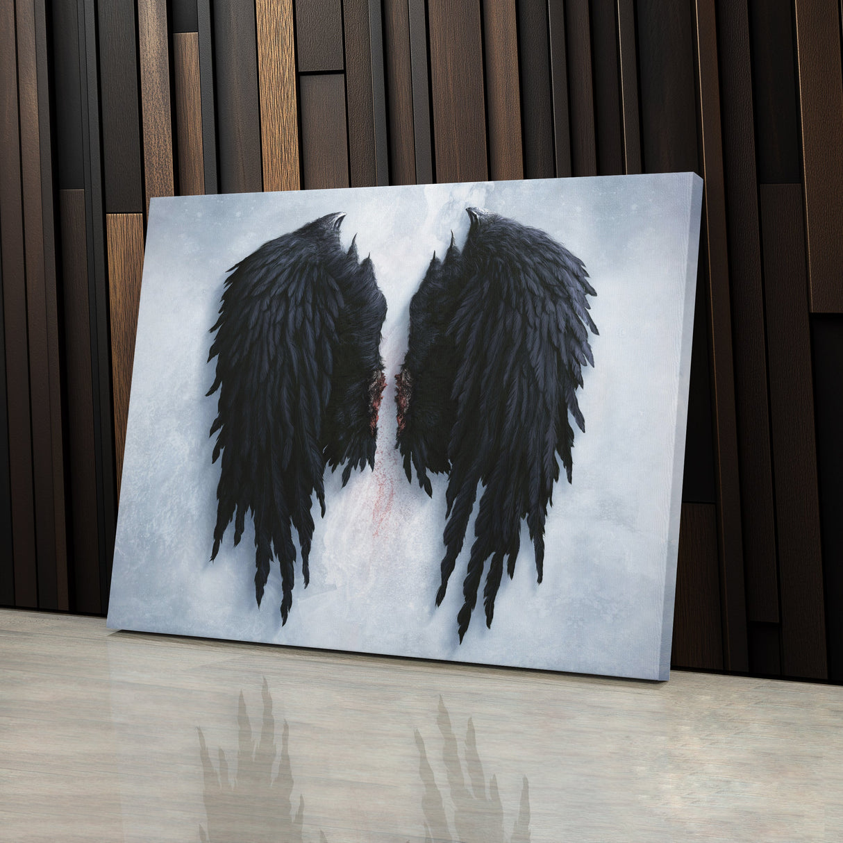 Banksy Angel Wings Canvas – Urban Street Art for Home Decor