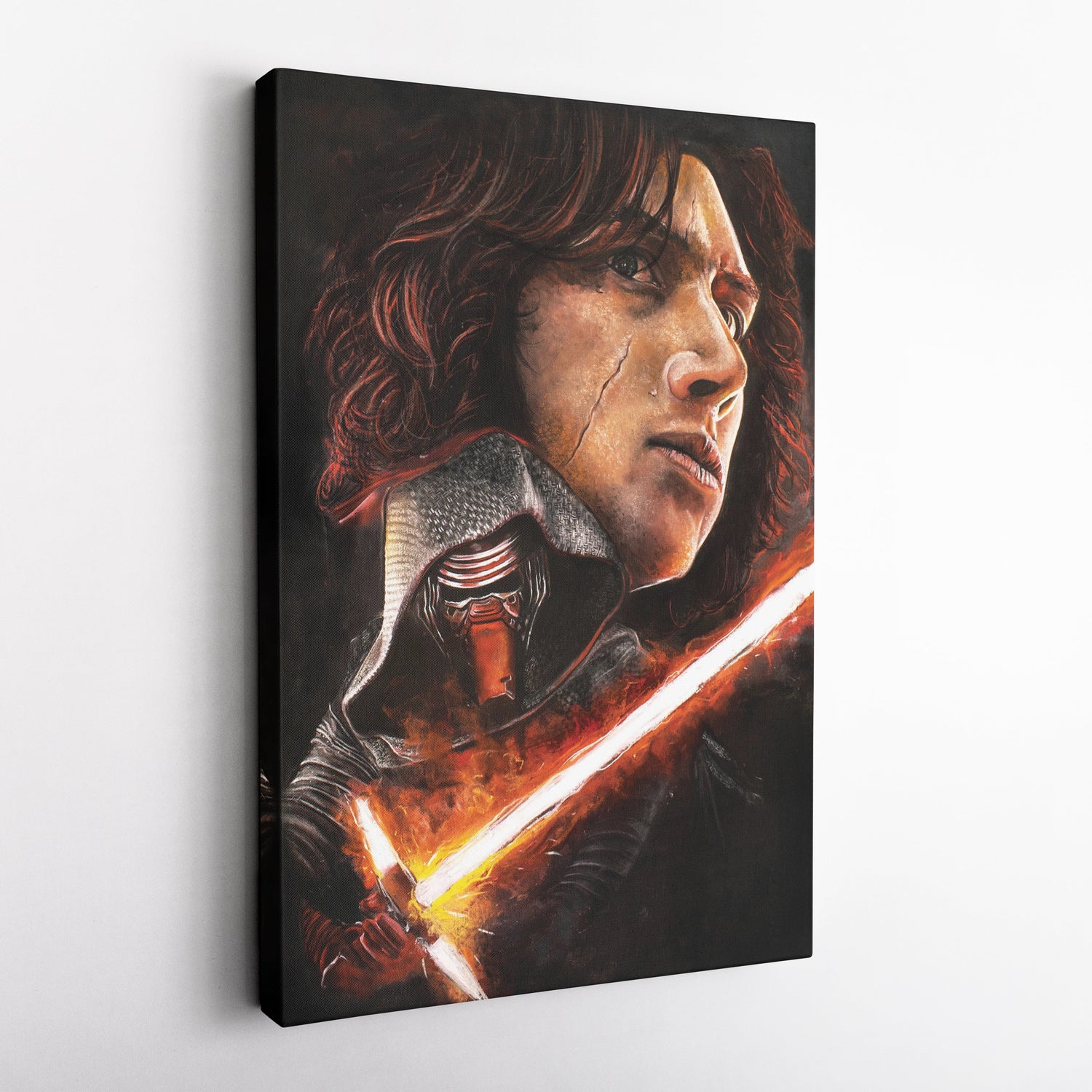 Kylo Ren Star Wars Poster Canvas Wall Art Decor - Dark Side Art