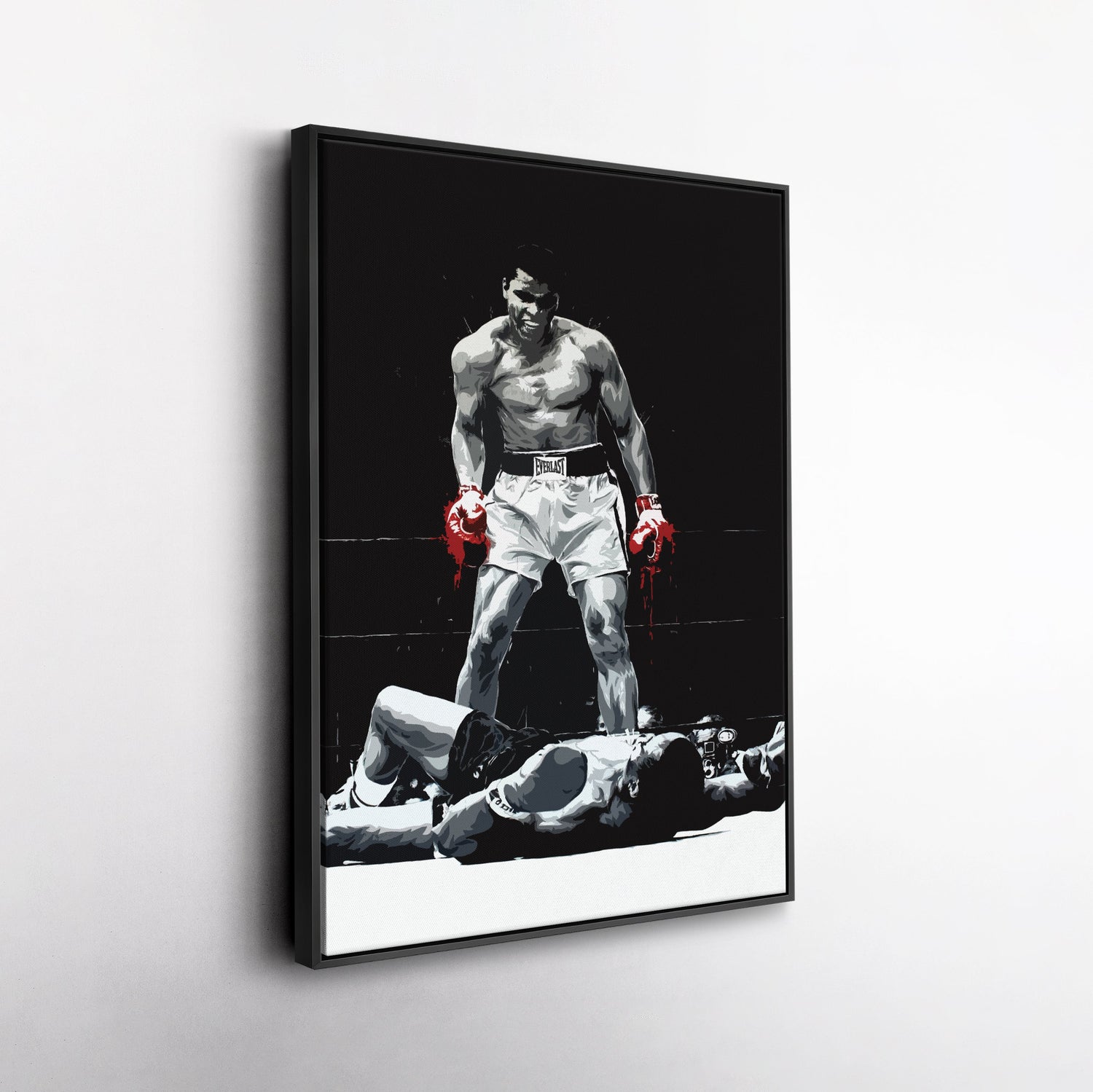 Muhammad Ali Canvas – Boxing Illustration Wall Art Decor