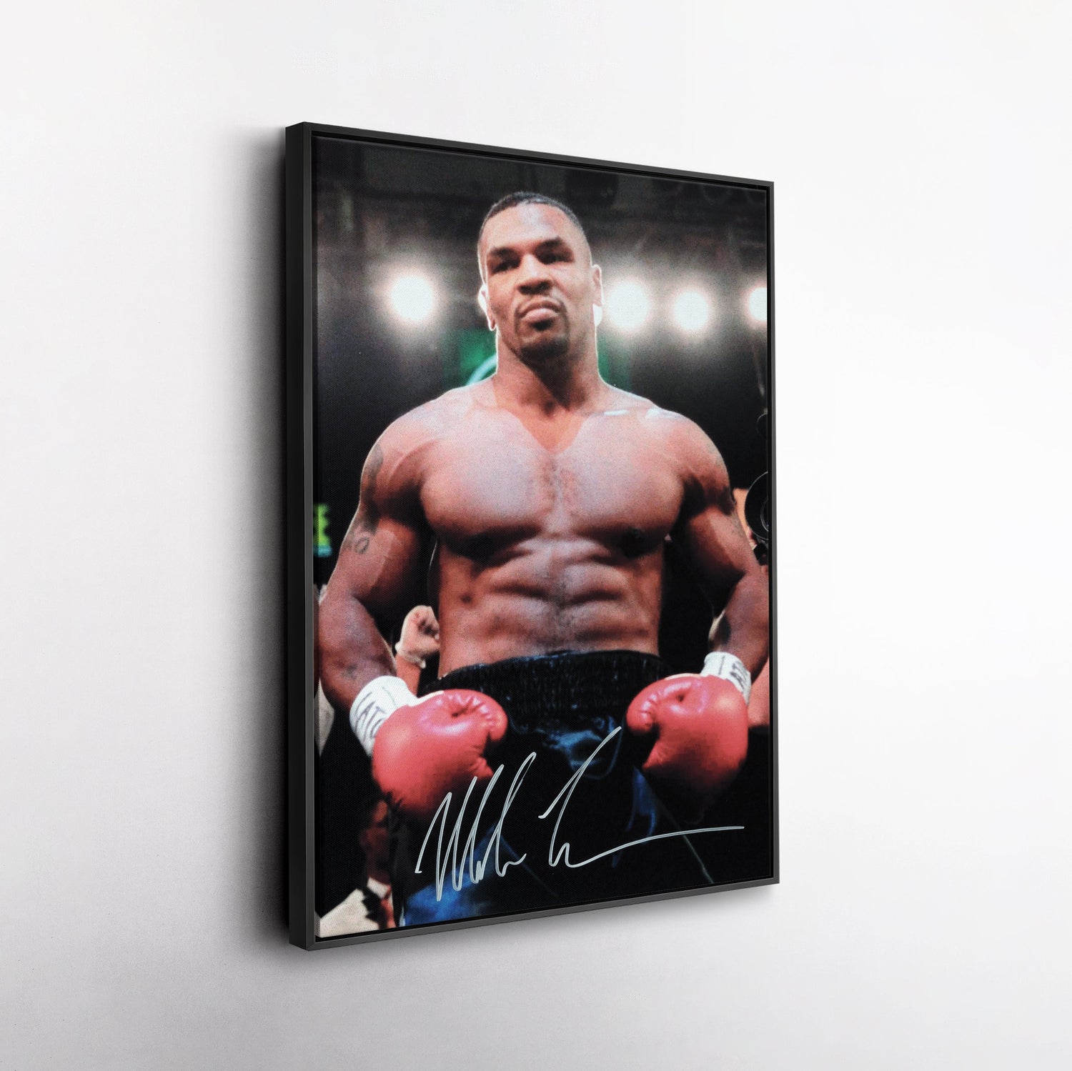 Mike Tyson Autograph Canvas – Boxing Wall Art Decor