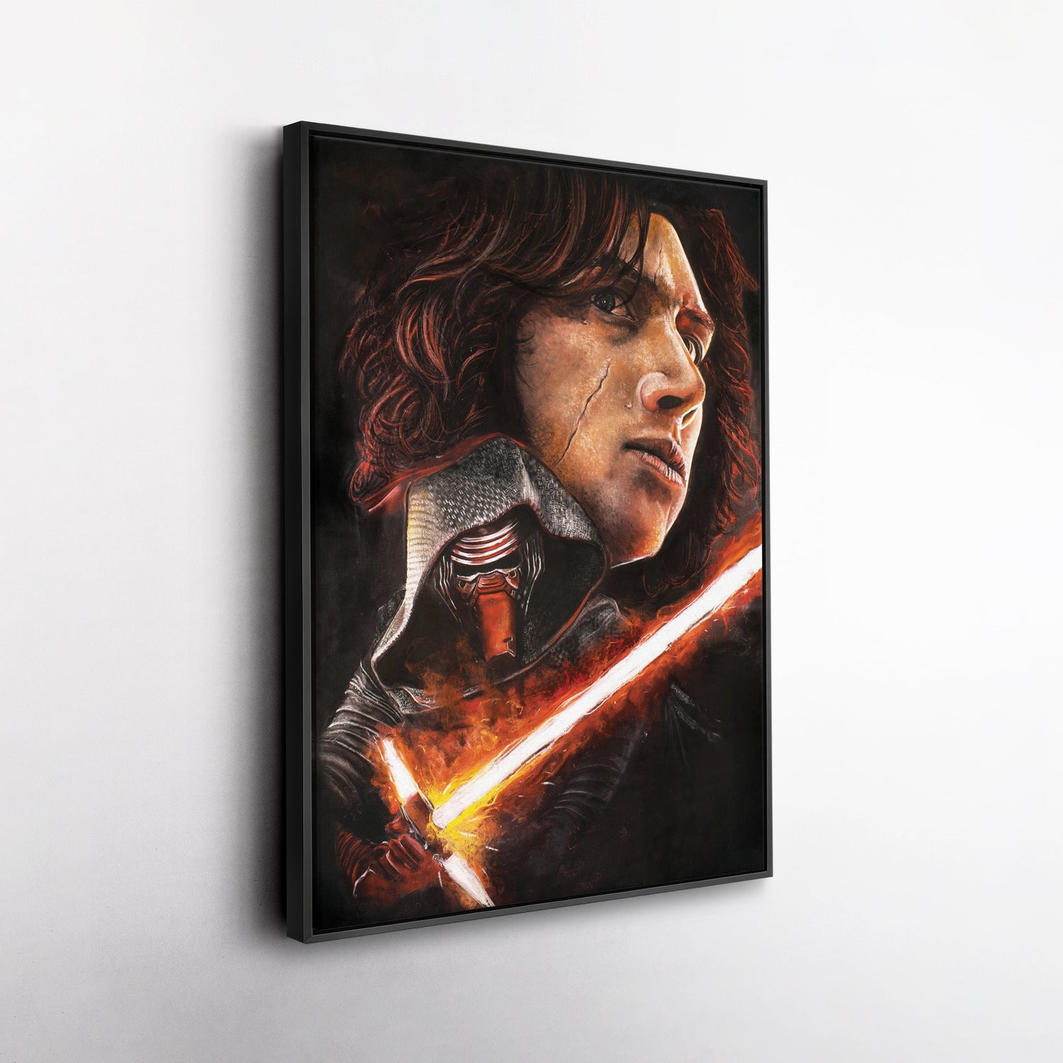 Kylo Ren Star Wars Poster Canvas Wall Art Decor - Dark Side Art