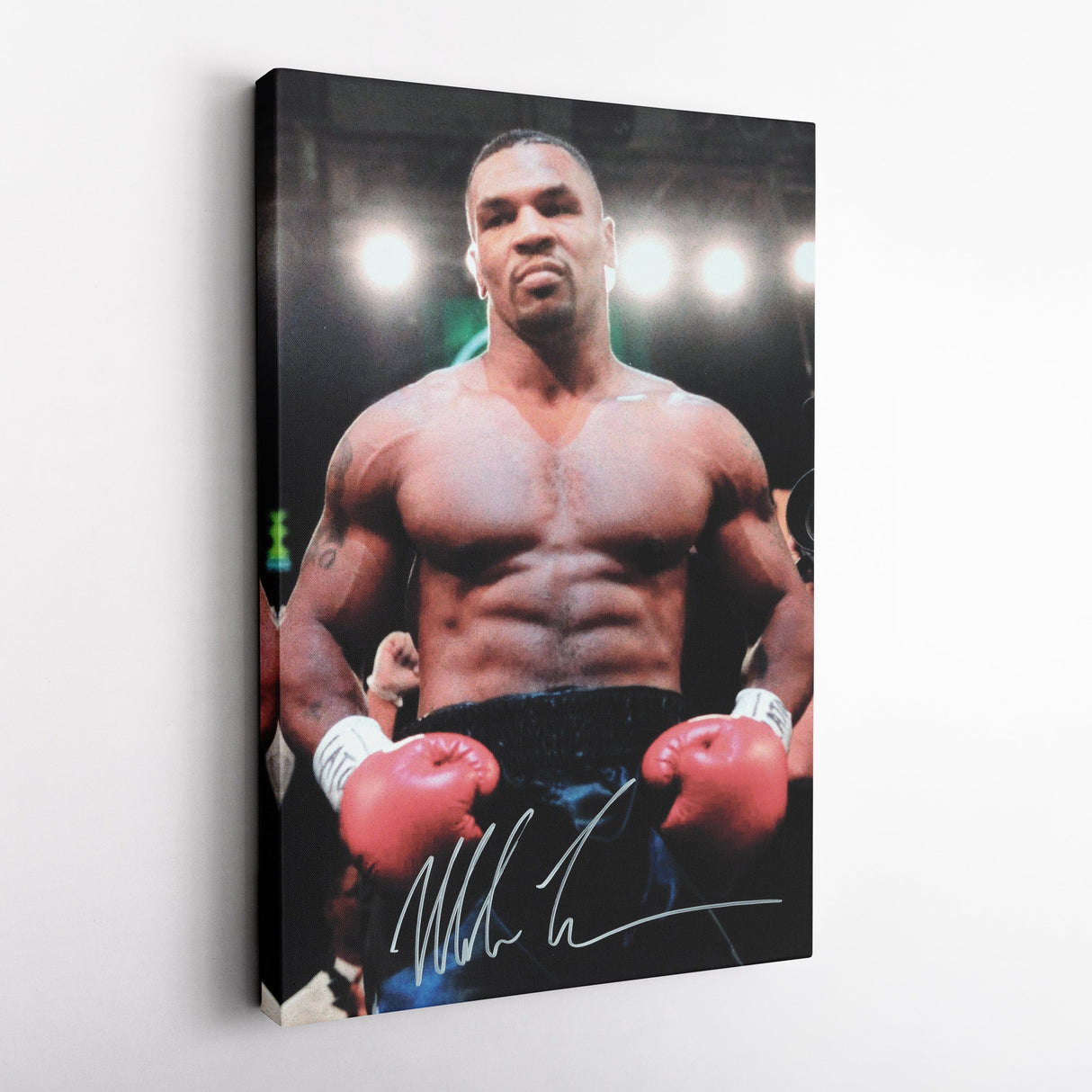 Mike Tyson Autograph Canvas – Boxing Wall Art Decor