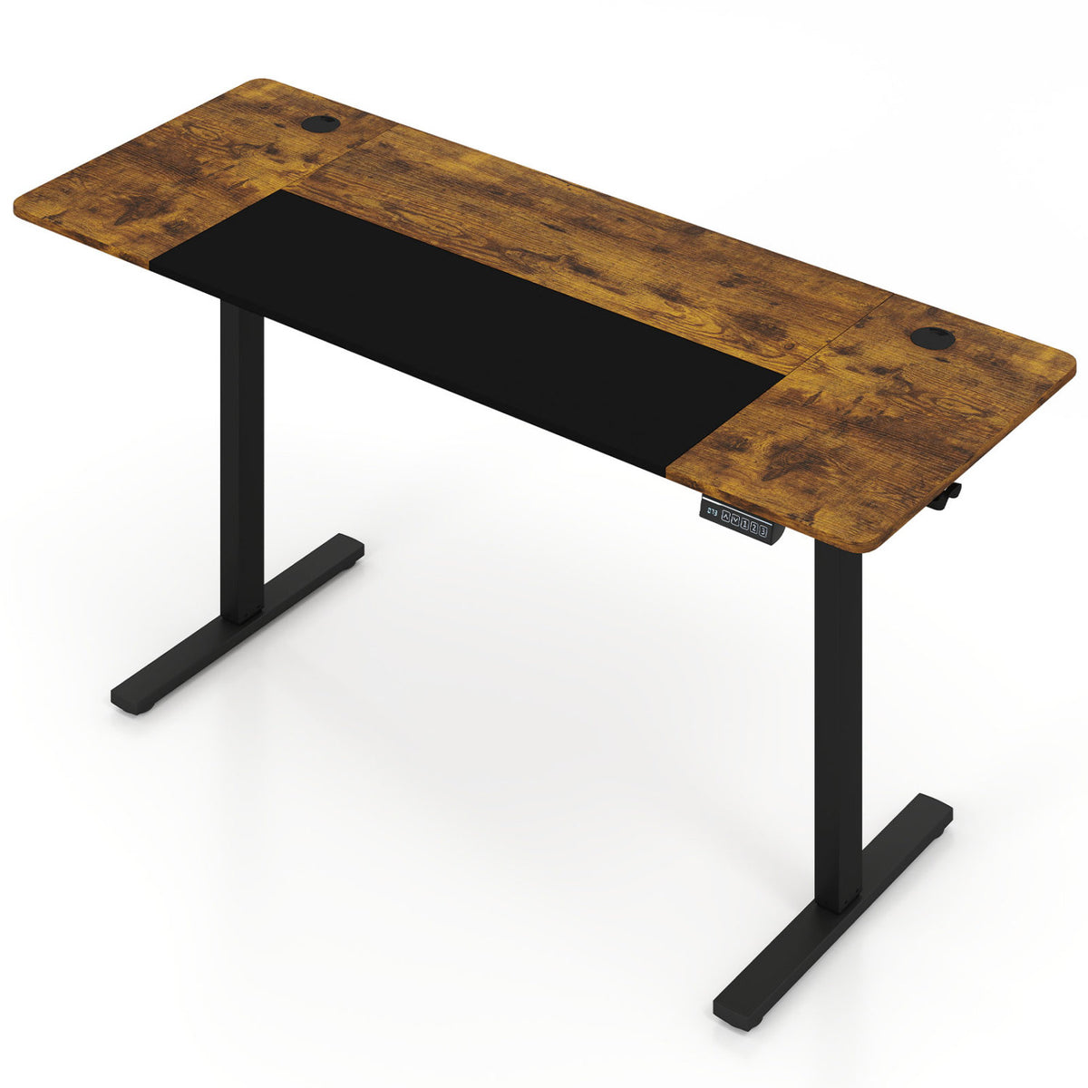 63 x 24 Inch Height Adjustable Sit Stand Computer Desk with 3 Memory Presets