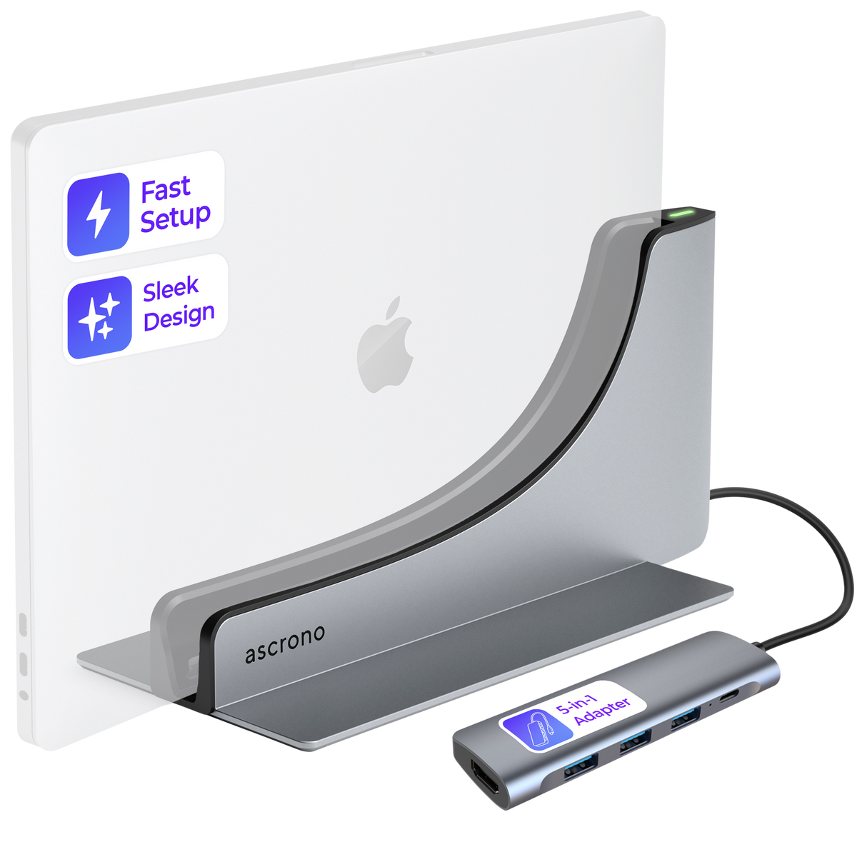 Ascrono® MacBook Docking Station