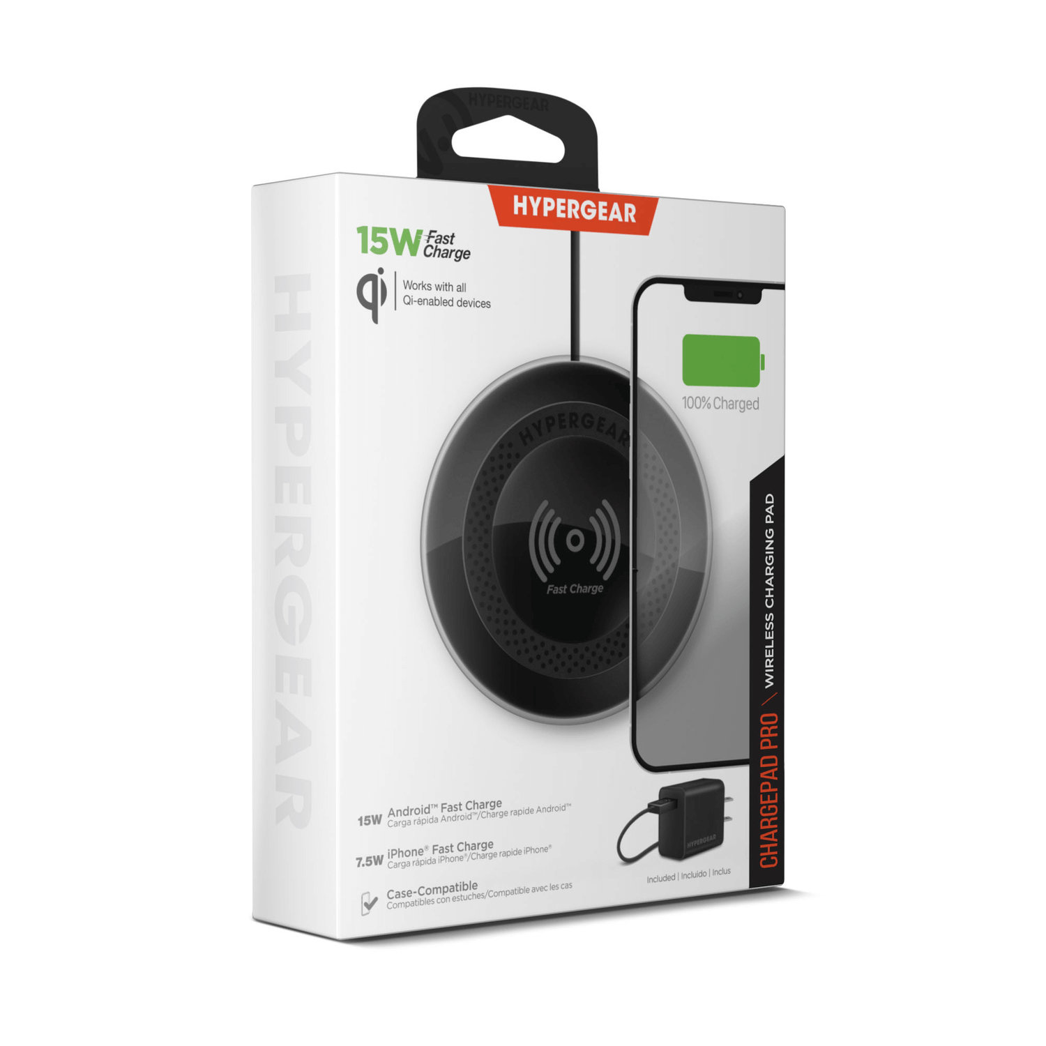 HyperGear ChargePad Pro 15W Wireless Fast Charger USB-C
