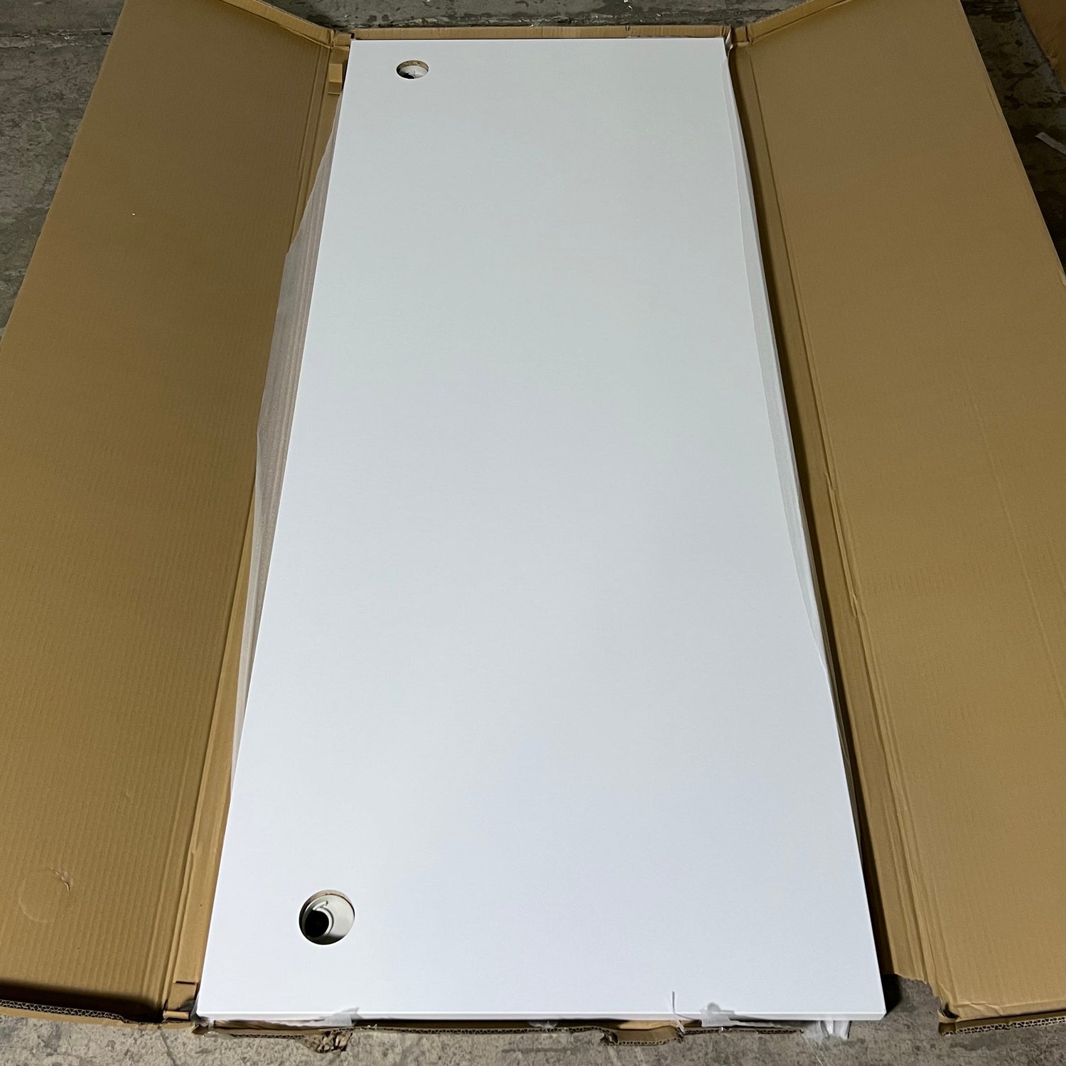 MODERN OFFICE Eiffel Training Table Sz 72" L X 28" W X 1" H Chrome & Black