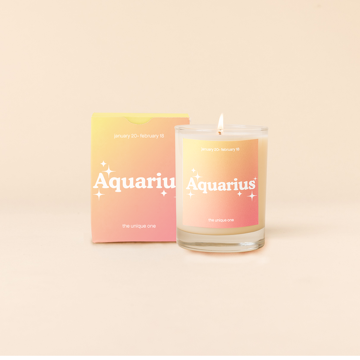 Candle Rocks Glass - Astrology