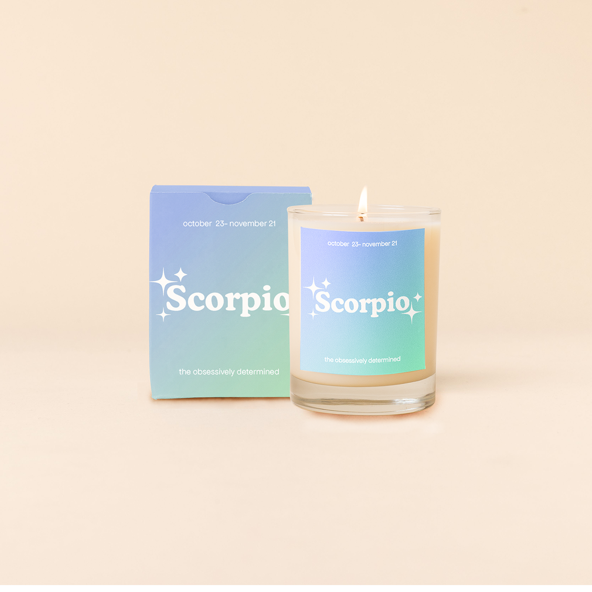 Candle Rocks Glass - Astrology