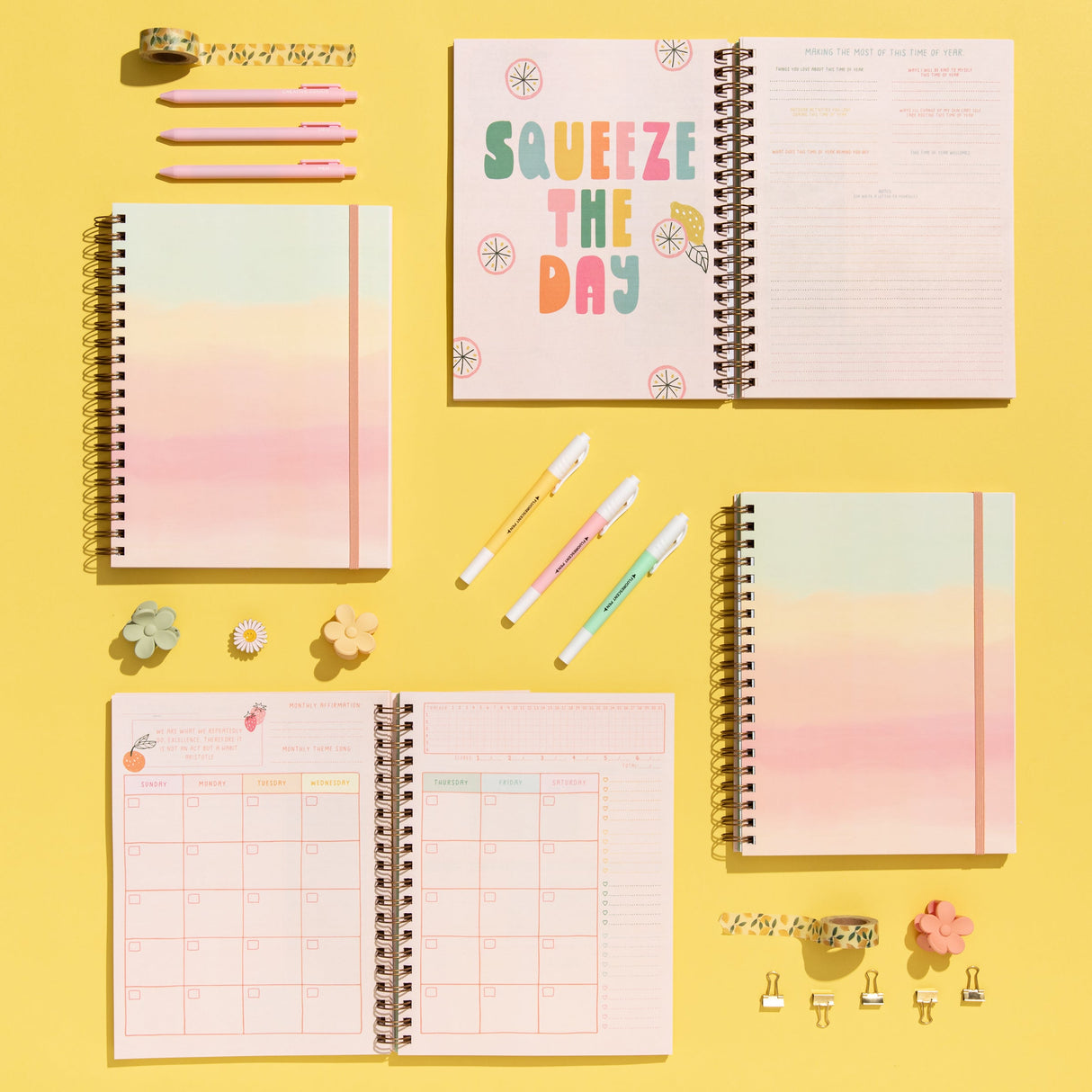 Undated Perpetual Goal Setting Planner