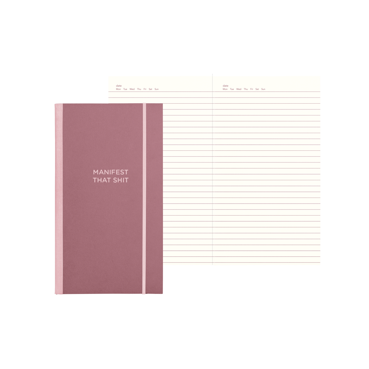 Manifest That Shit Skinny Notebook