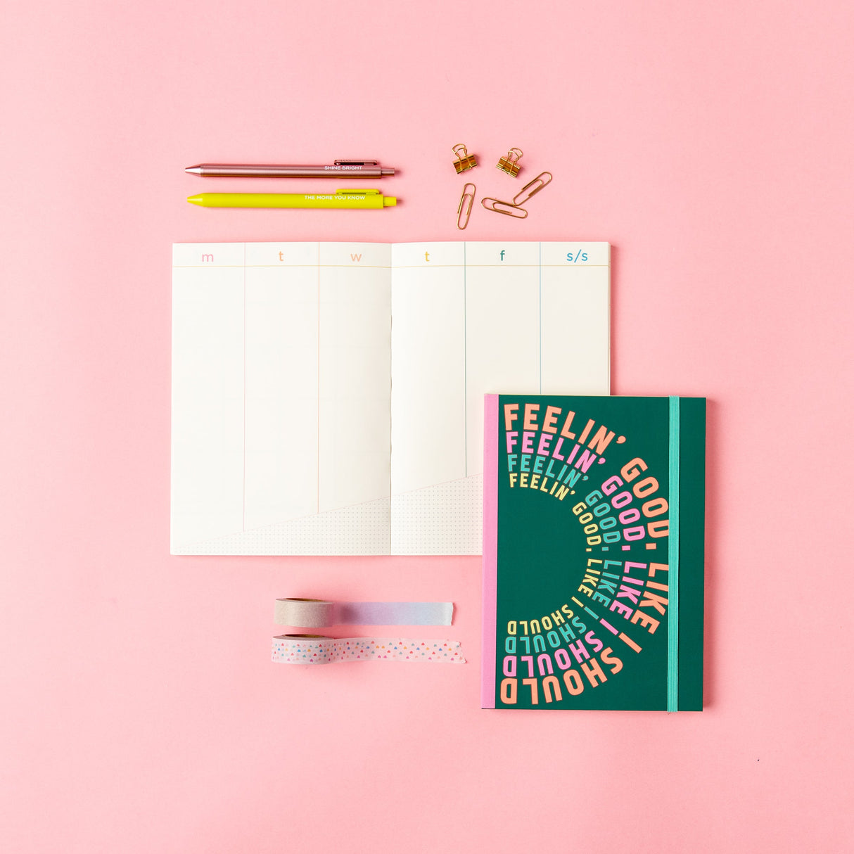 Undated Perpetual Planner - Clean & Colorful