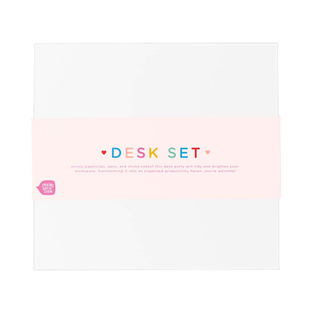 White Desk Set