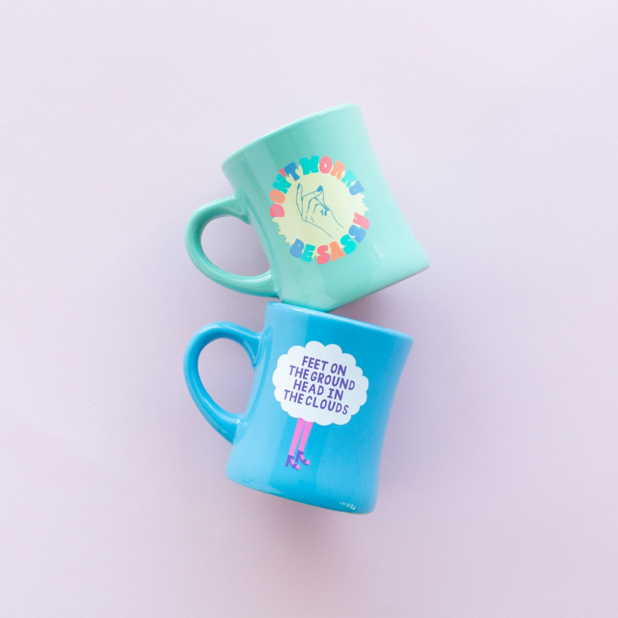 Don't Worry Be Sassy Diner Mug