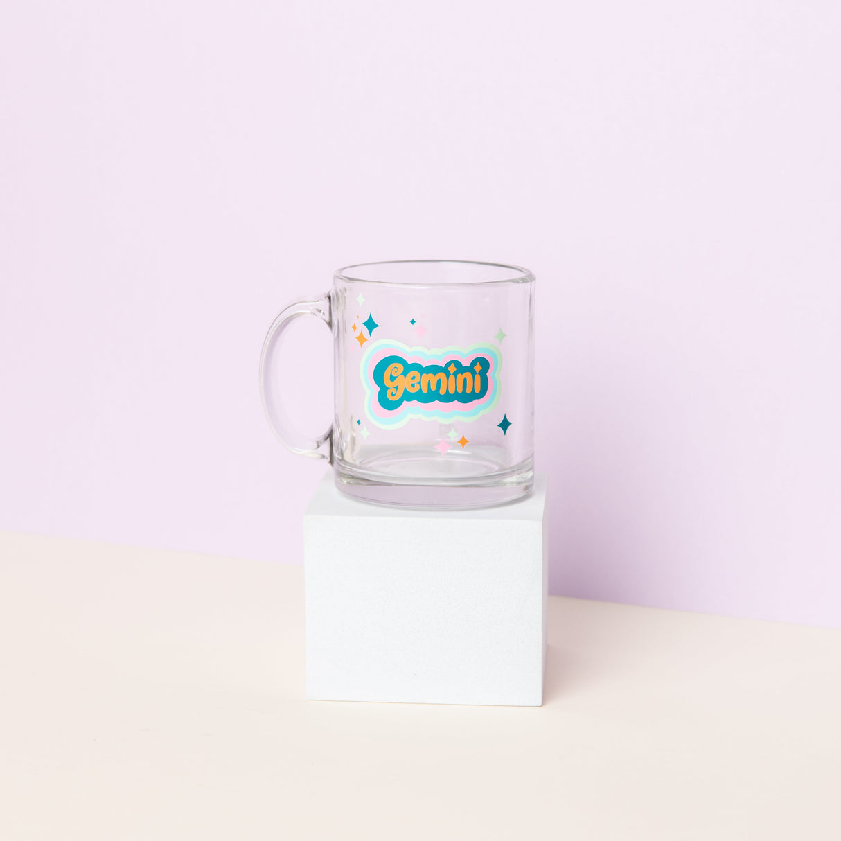 Astrology Clear Glass Mug