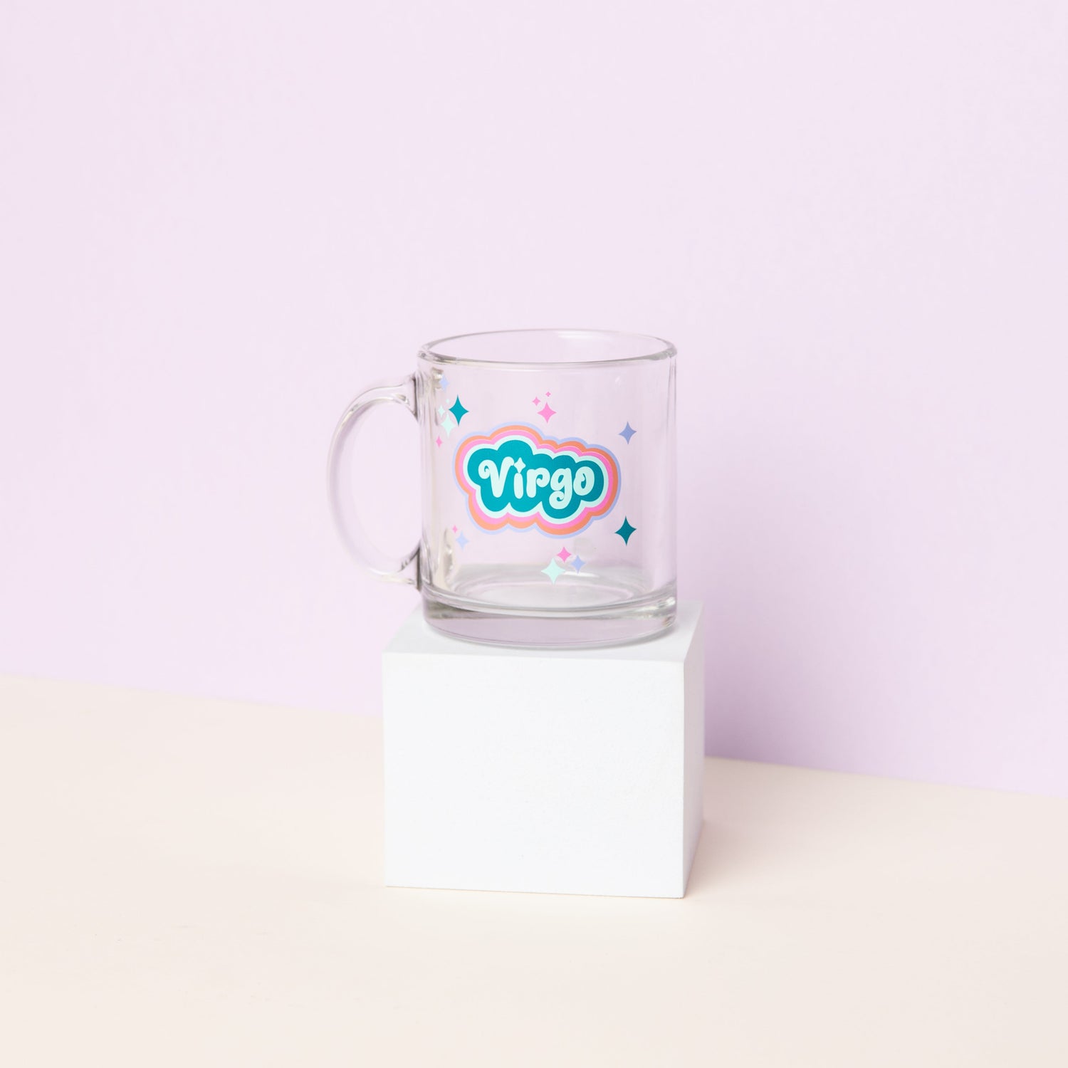 Astrology Clear Glass Mug