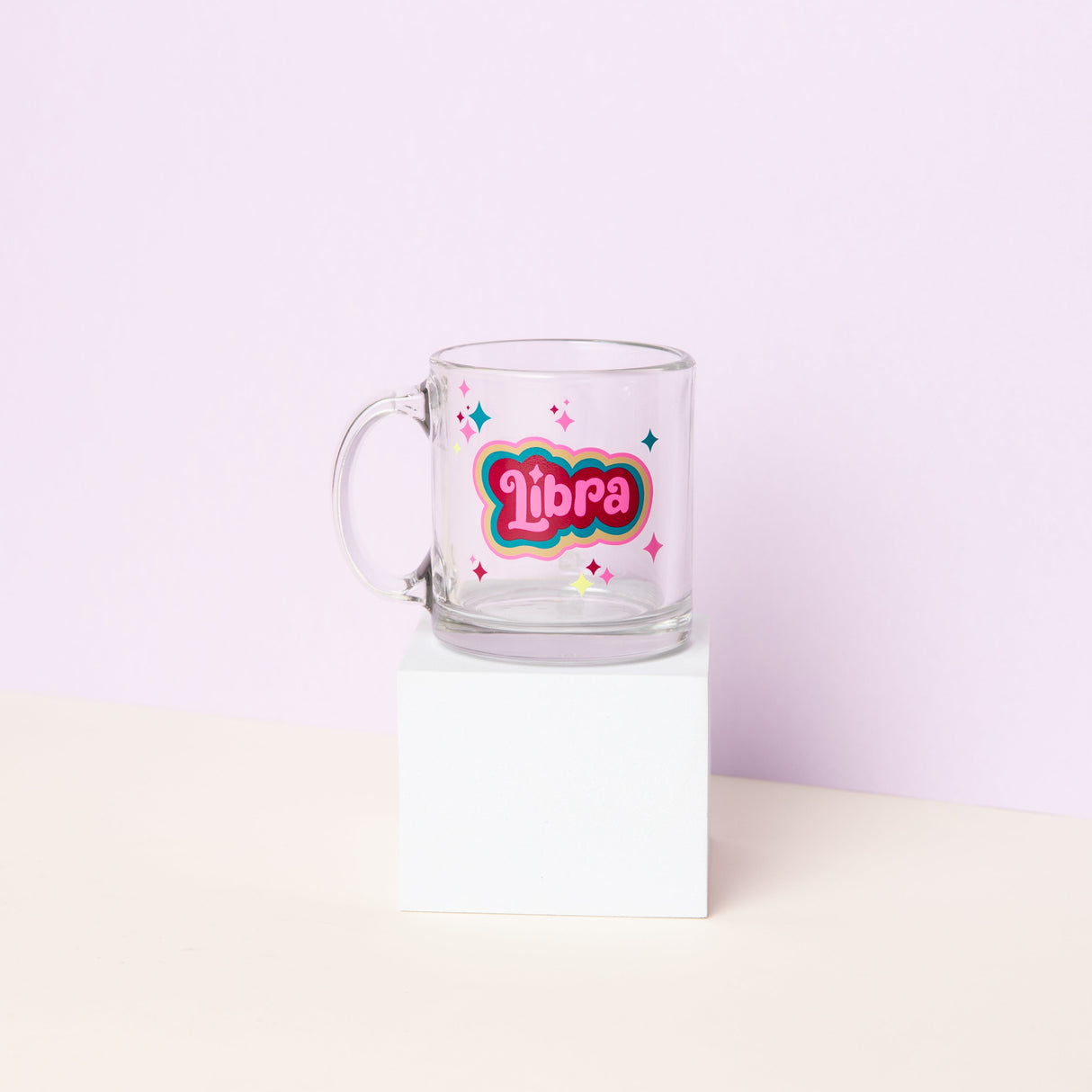 Astrology Clear Glass Mug