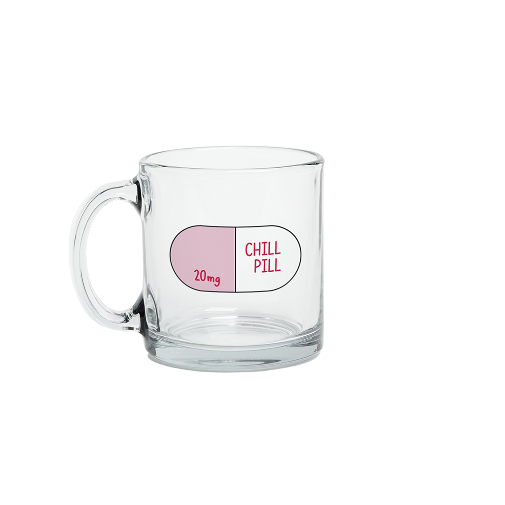 Chill Pill Glass Mug