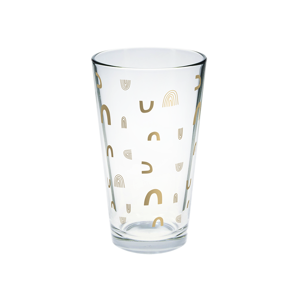 Gold Pint Glass Set