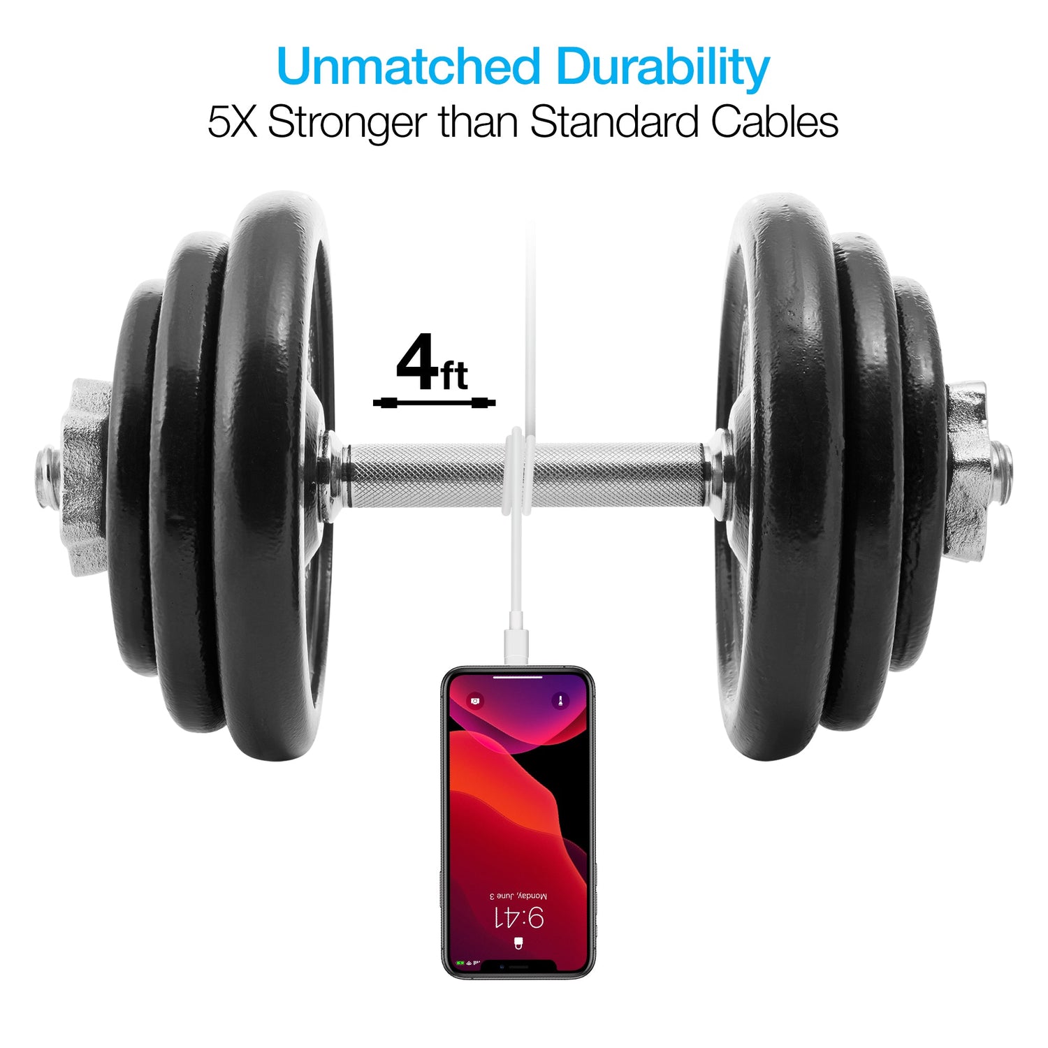 Naztech 20W PD Wall Charger + USB-C to Lightning 4ft Cable