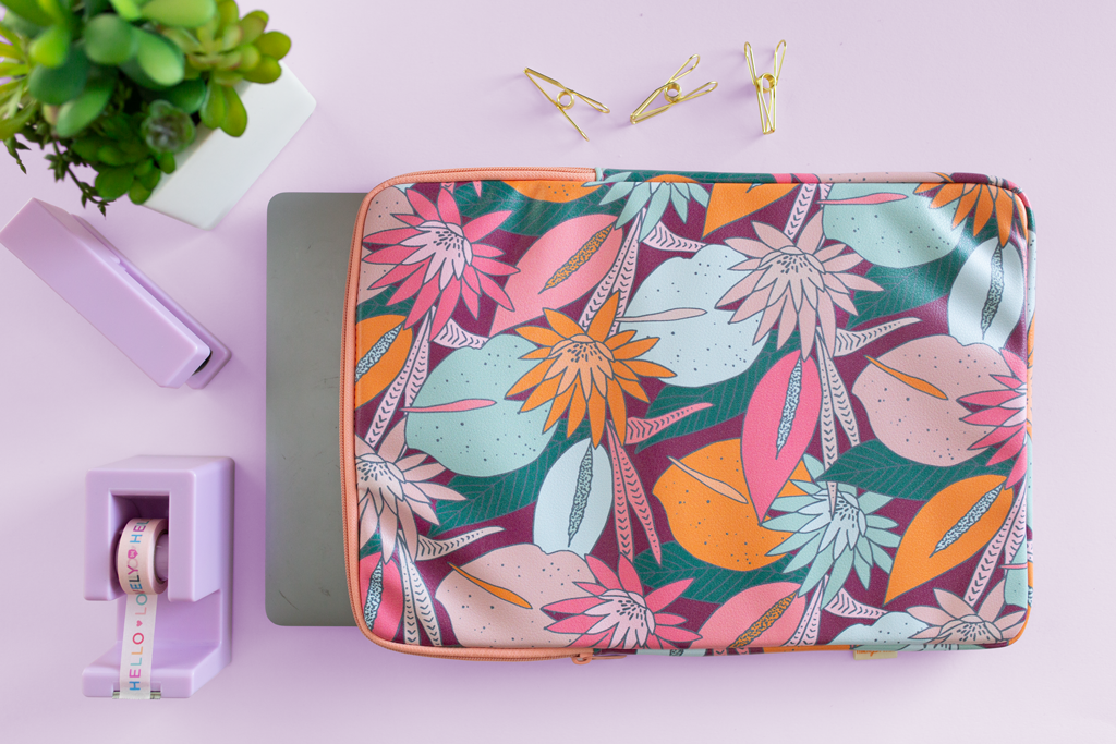 Floral Nights Laptop Sleeve