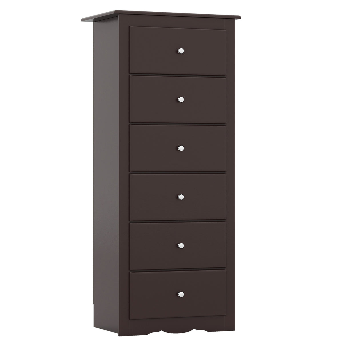 6 Drawers Chest Dresser Clothes Storage Bedroom Furniture Cabinet