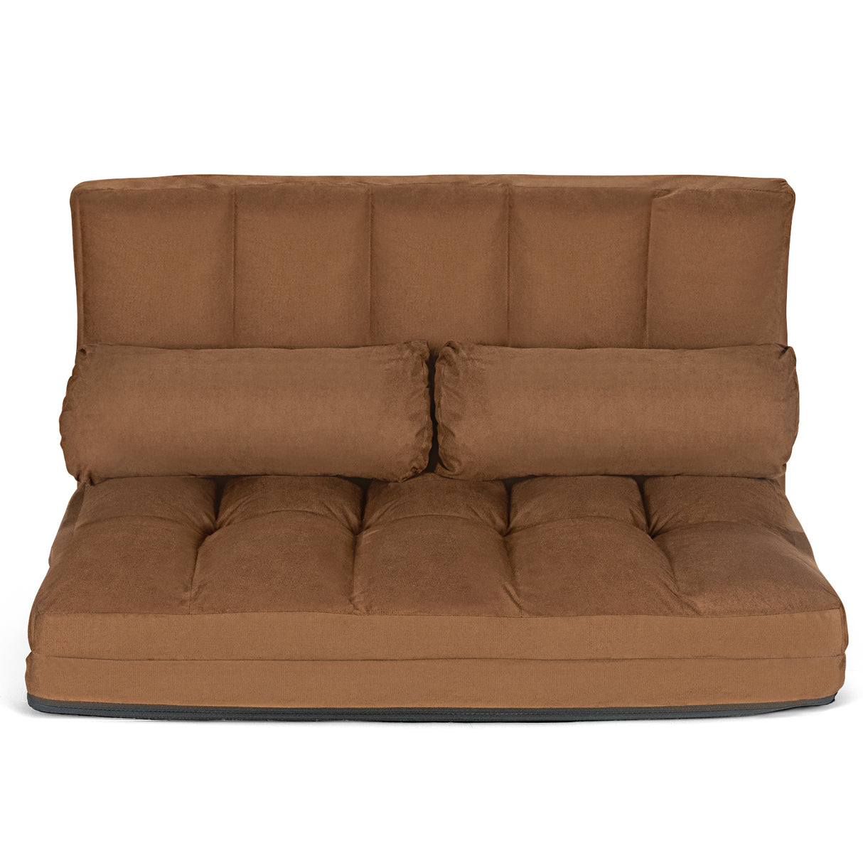 6-Position Foldable Floor Sofa Bed with Detachable Cloth Cover