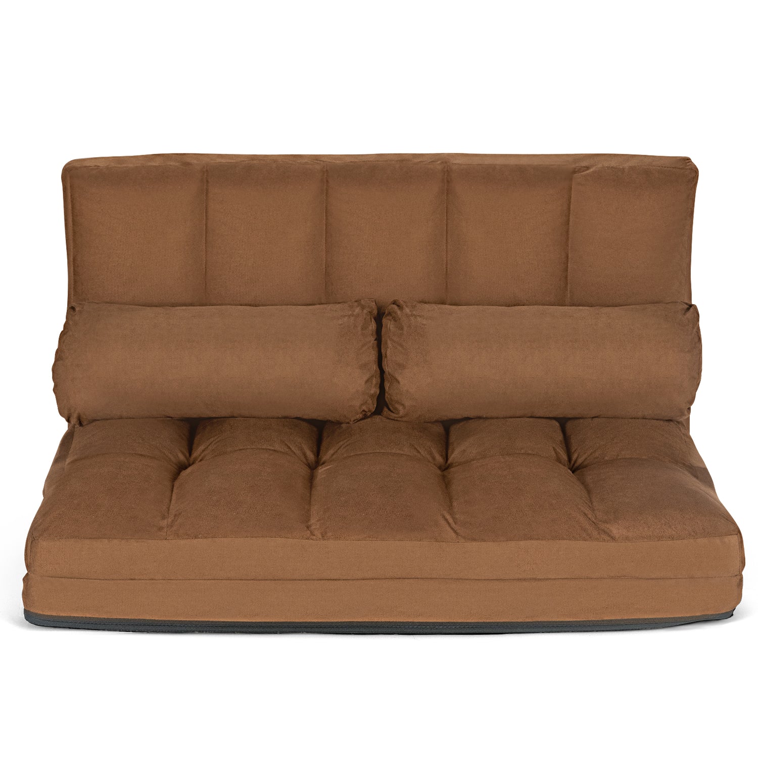 6-Position Foldable Floor Sofa Bed with Detachable Cloth Cover