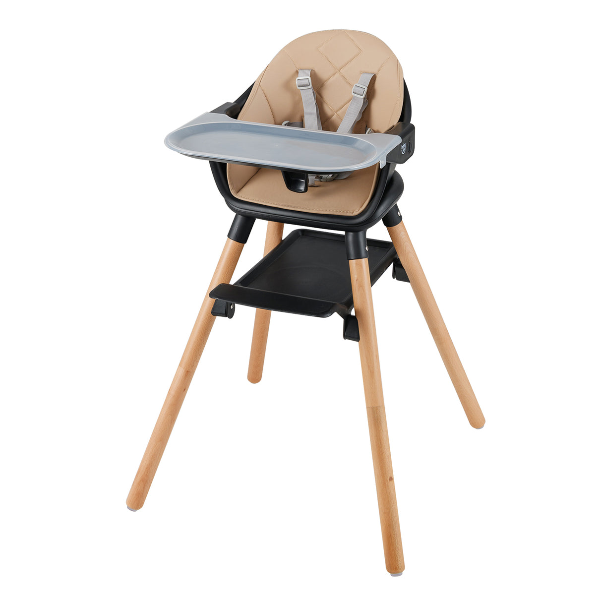 6-in-1 Baby High Chair with Removable Dishwasher and Safe Tray