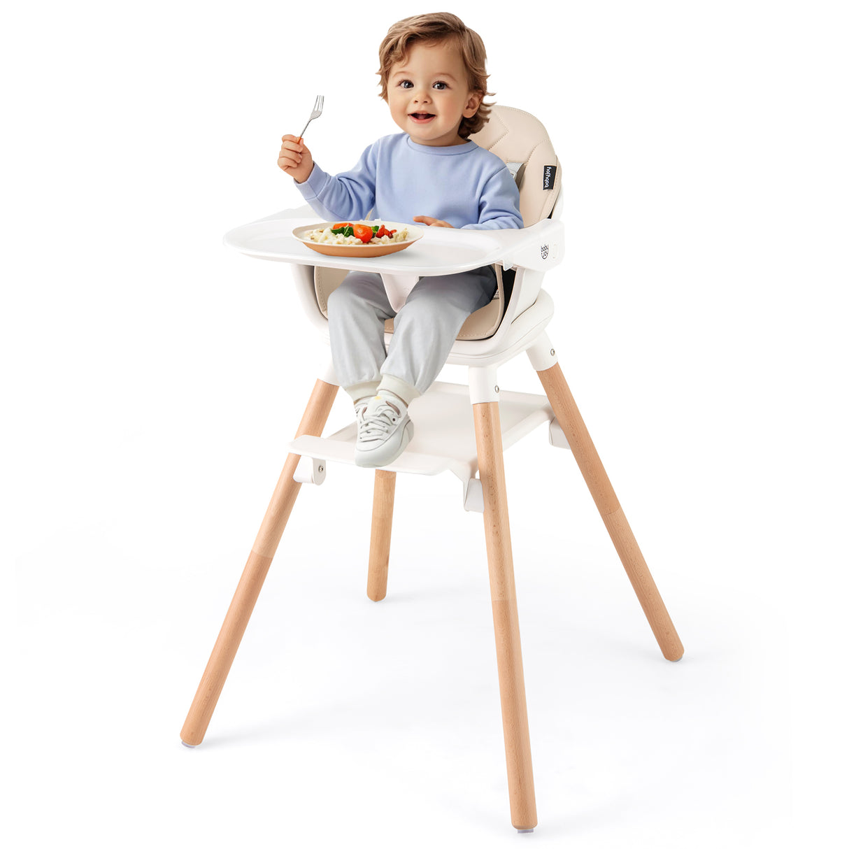 6-in-1 Baby High Chair with Removable Dishwasher and Safe Tray