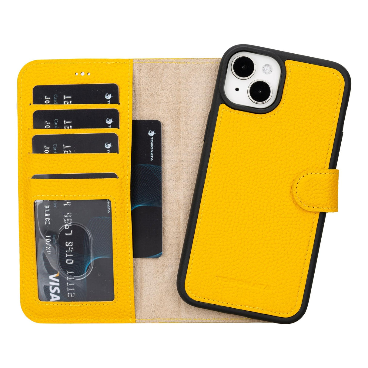 Casper iPhone 14 Series Detachable Leather Wallet Case