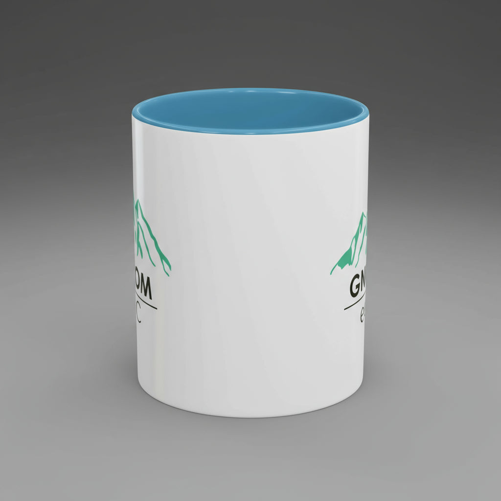 Mountain Adventure Accent Coffee Mug - Unique Gift for Hikers, Nature Lovers, & Coffee Enthusiasts