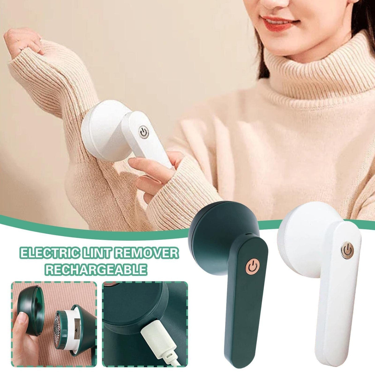 USB Rechargeable Electric Lint Remover, Portable