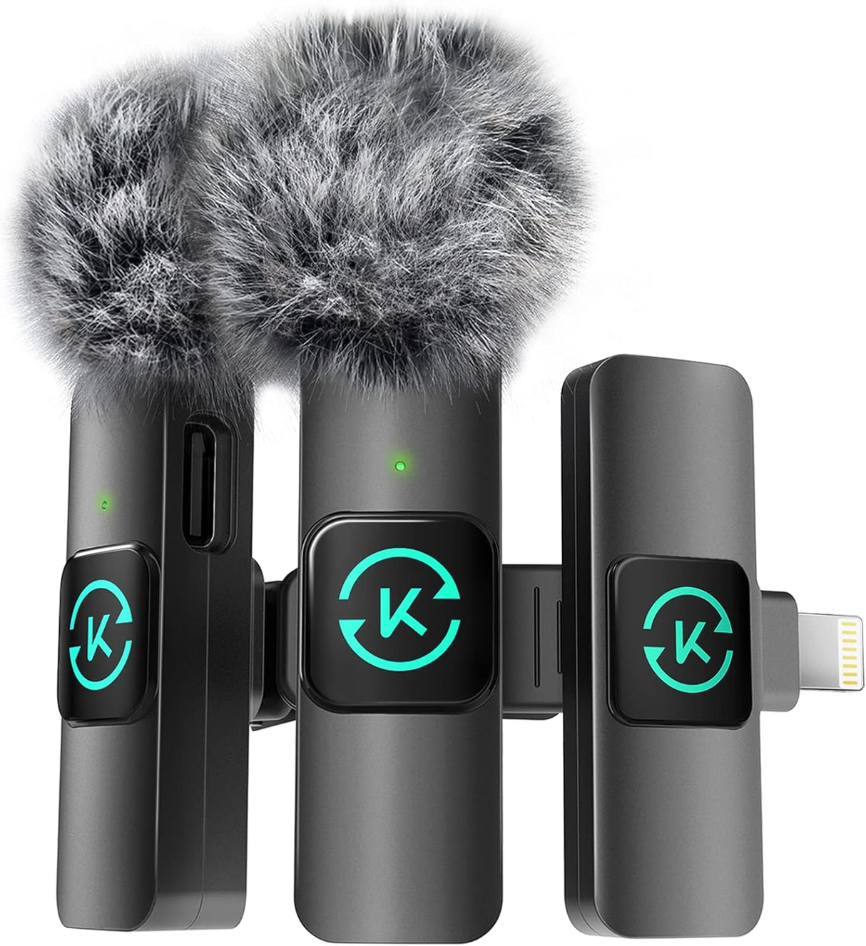 Wireless Lavalier Microphone Set: Clear Audio for iPhone, Video, Interviews & Vlogs