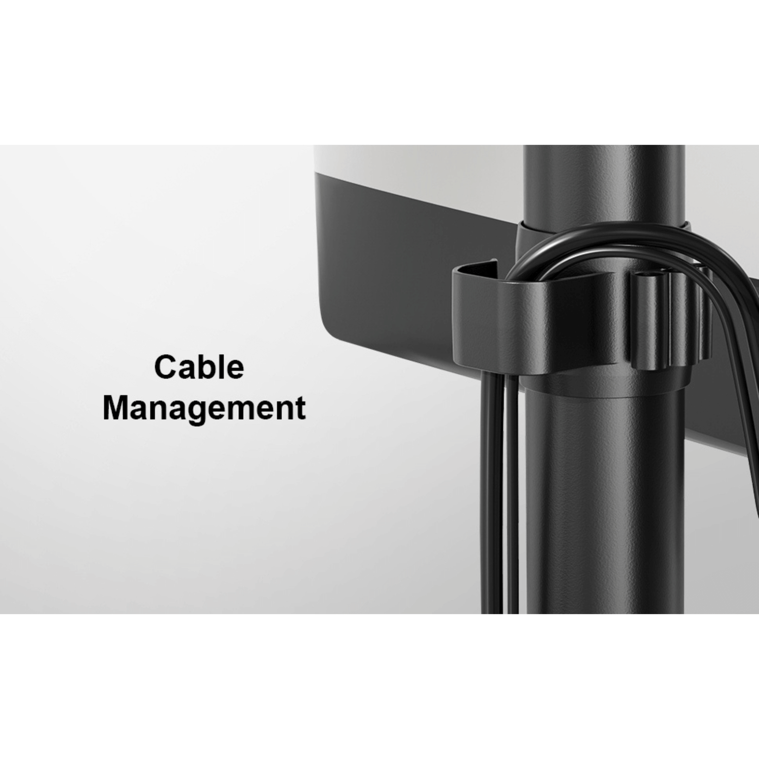 ErgoAV Desk Stand for Single Monitor 13" to 27"