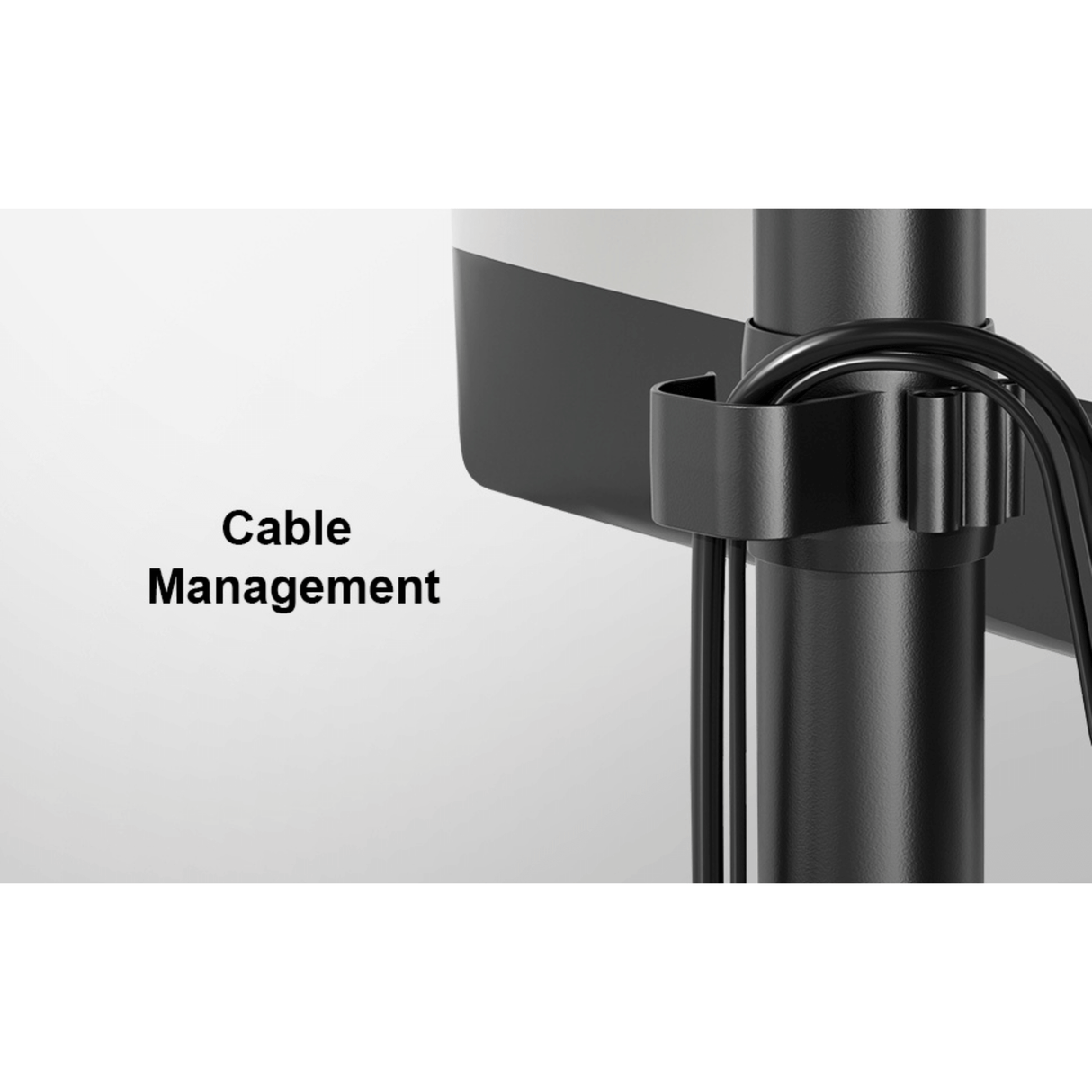 ErgoAV Desk Stand for Single Monitor 13" to 27"