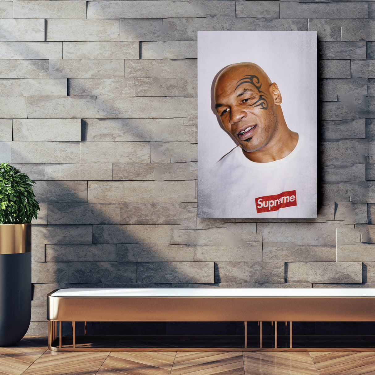 Mike Tyson Canvas – Boxing Champion Wall Art for Home Decor