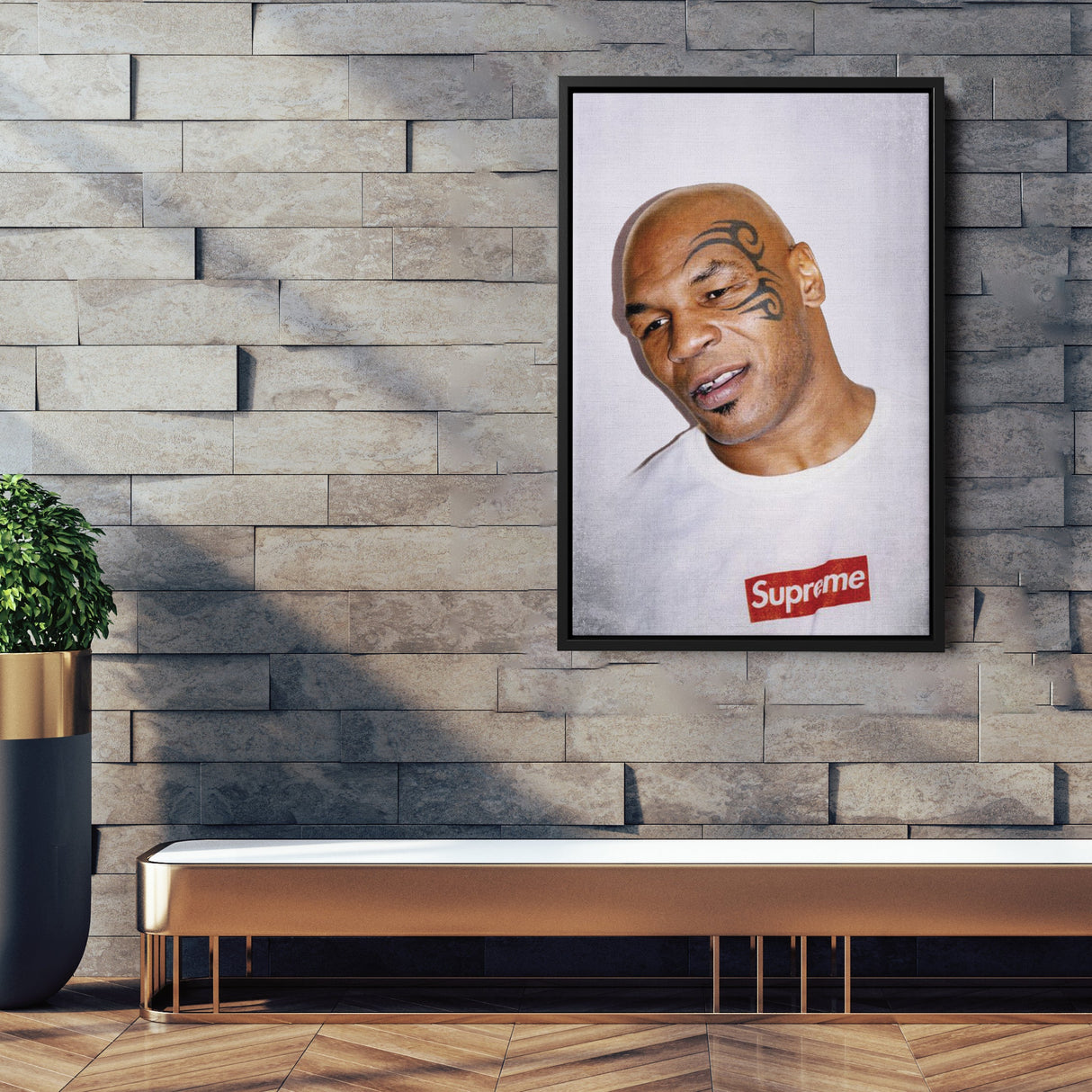 Mike Tyson Canvas – Boxing Champion Wall Art for Home Decor