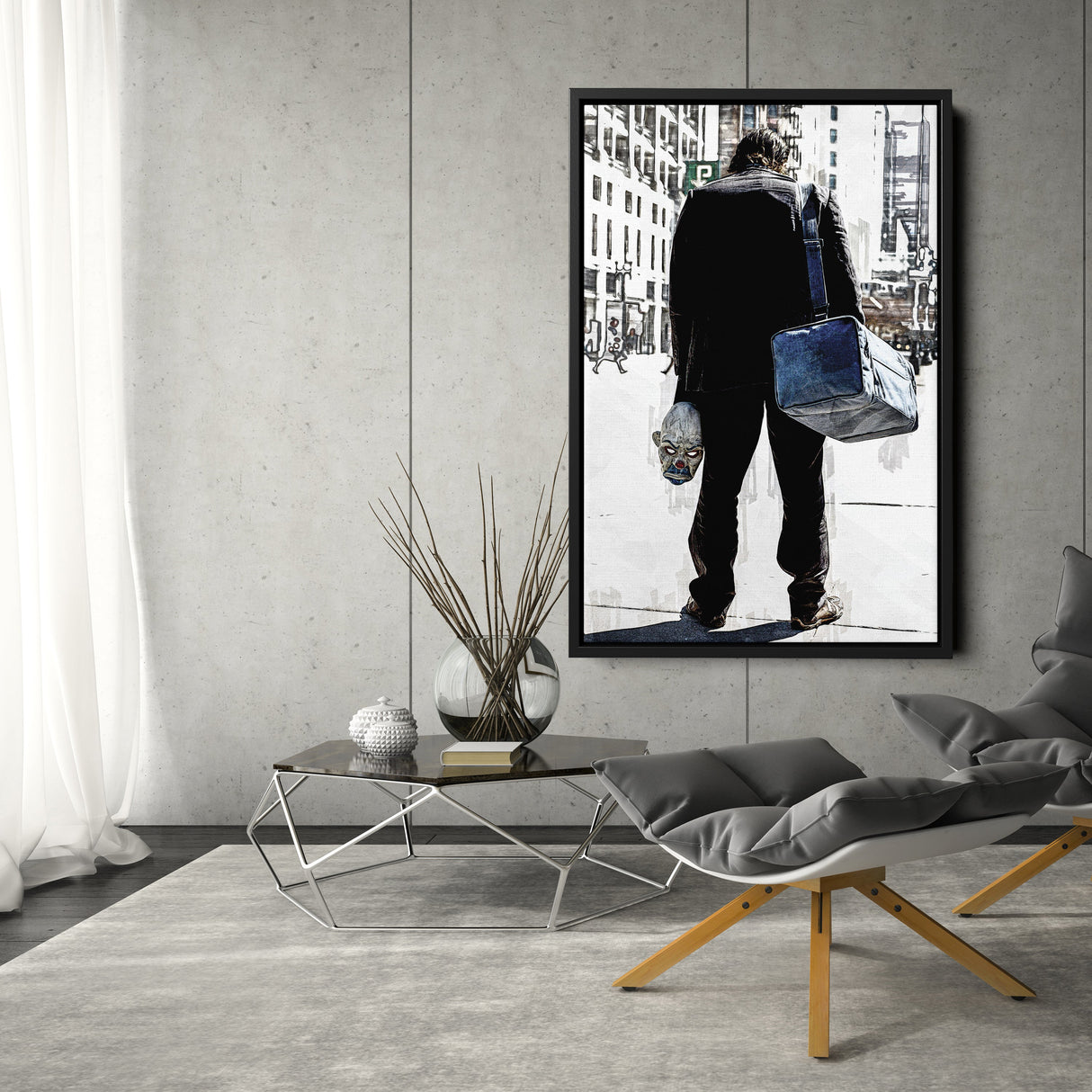 The Joker Canvas Art – Heath Ledger Dark Knight Decor