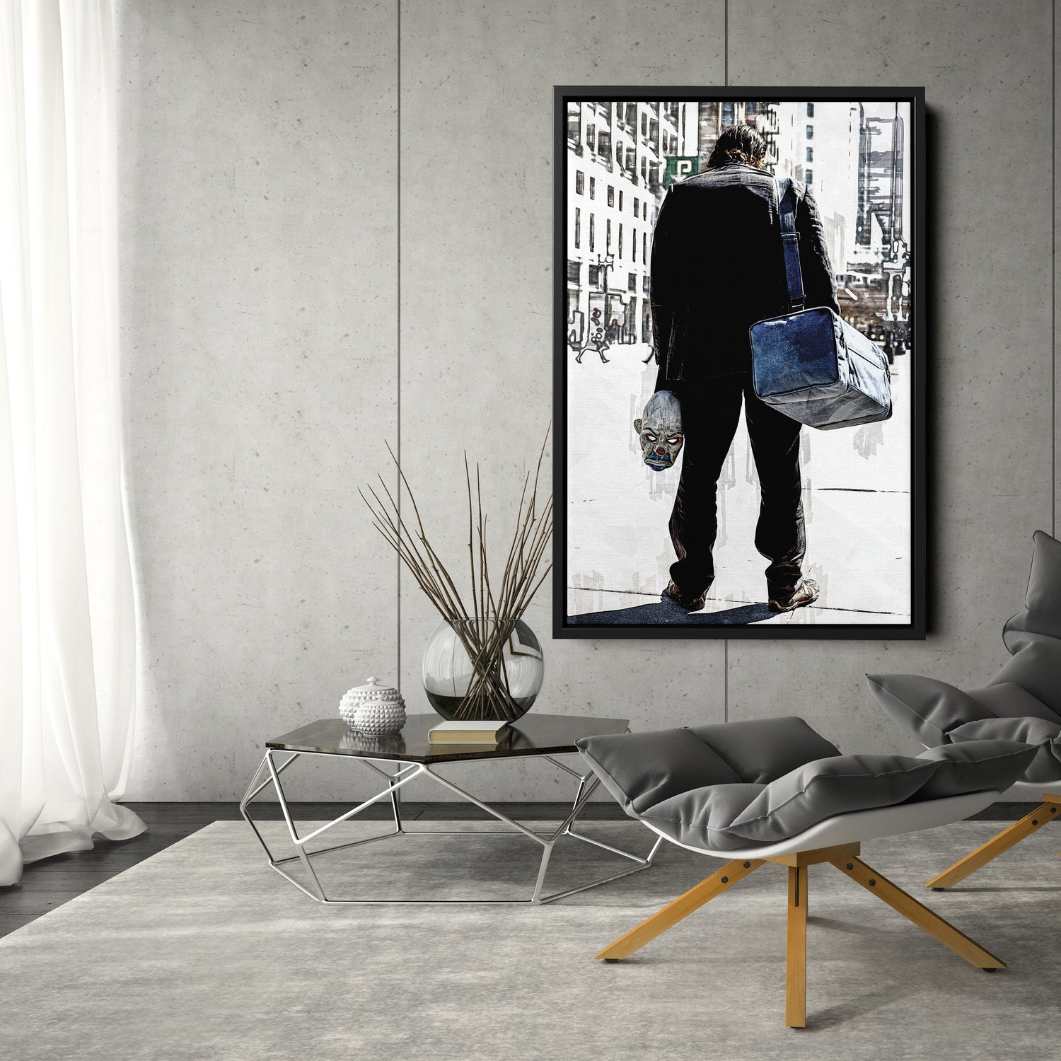 The Joker Canvas Art – Heath Ledger Dark Knight Decor