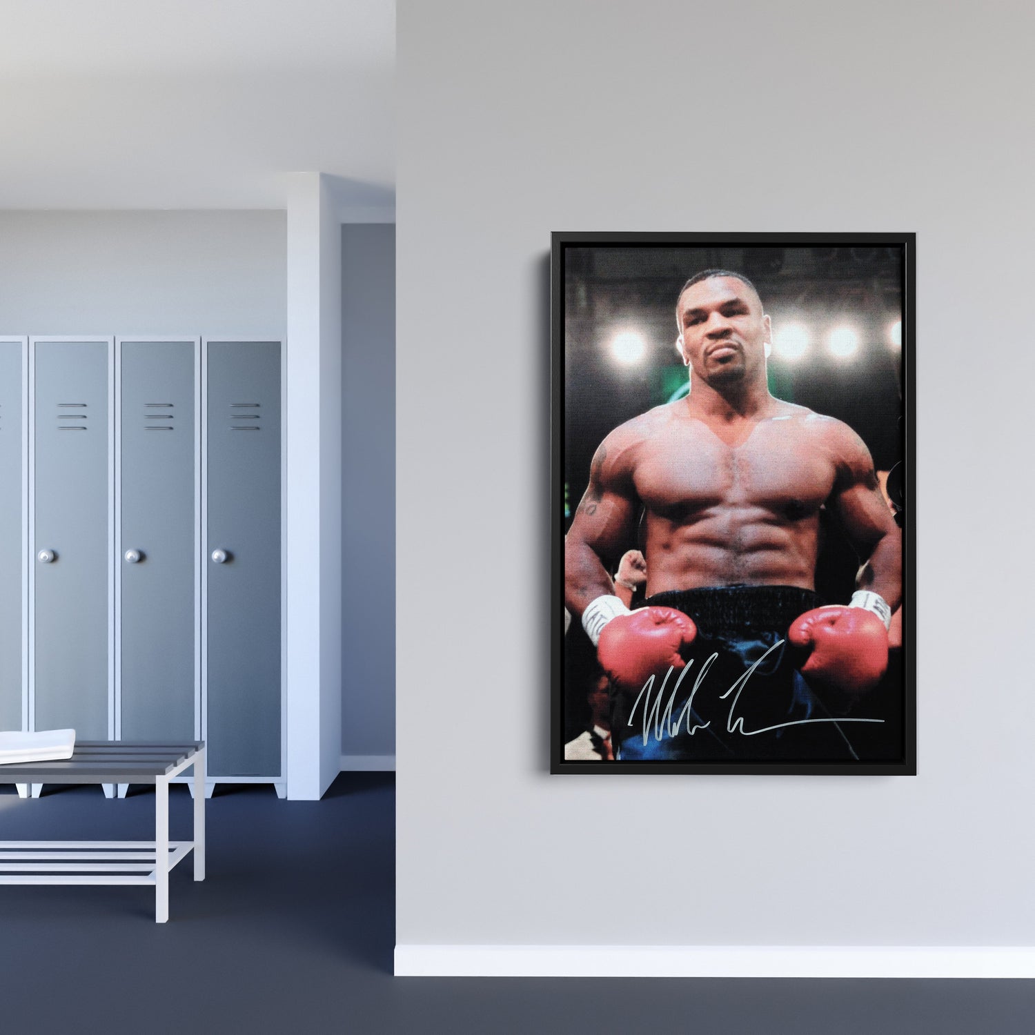 Mike Tyson Autograph Canvas – Boxing Wall Art Decor