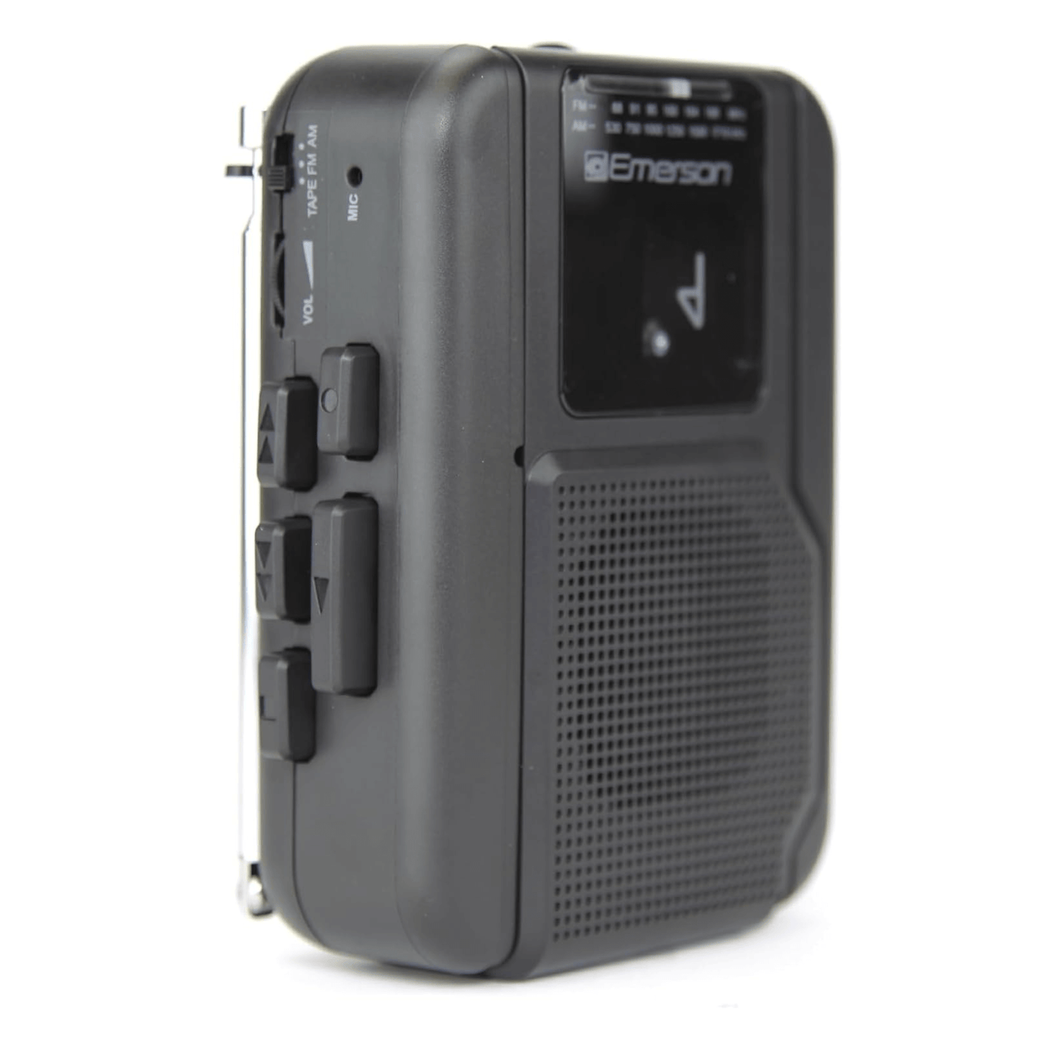 Emerson Portable Cassette Player with Bluetooth Out and Built-In Microphone