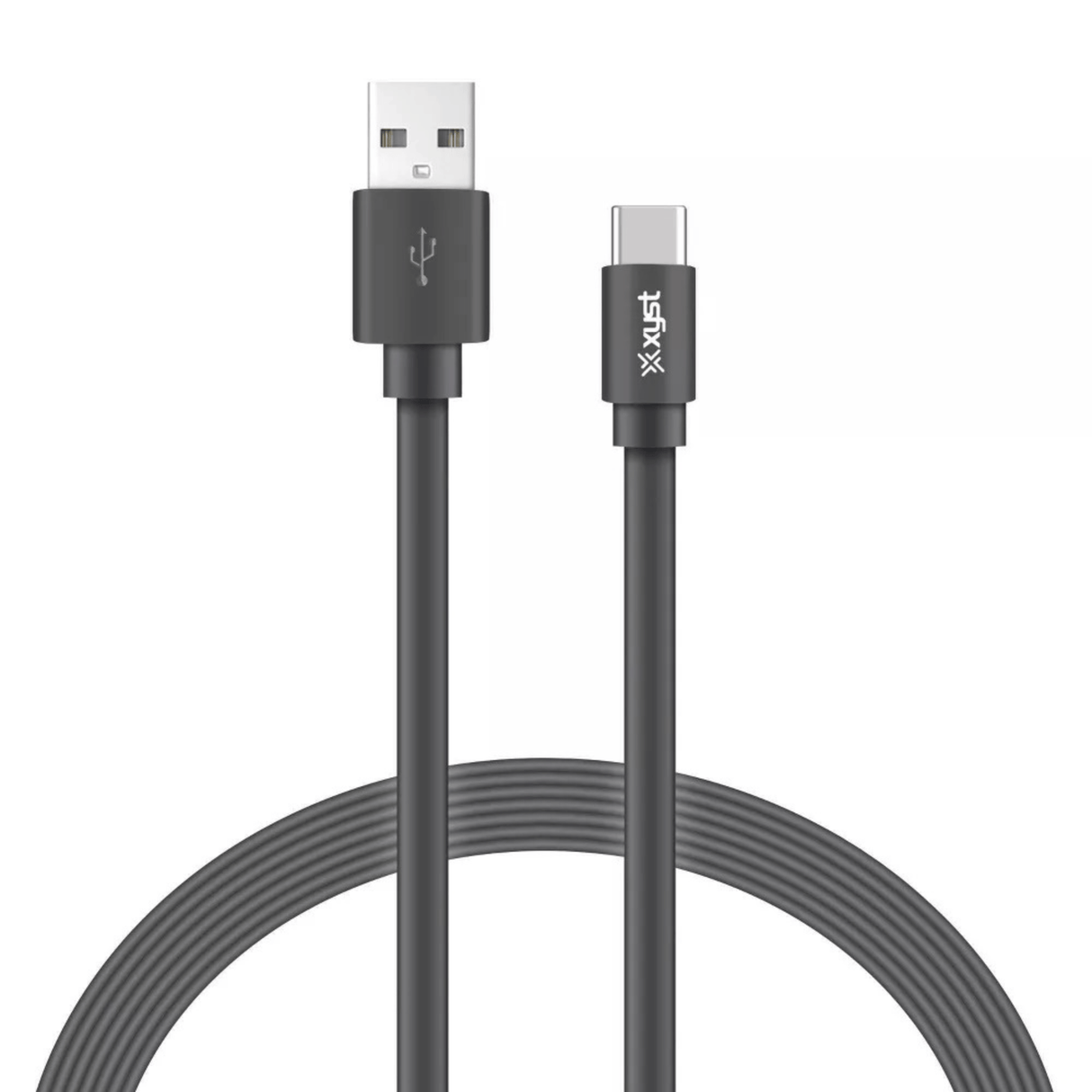 Xyst Charge and Sync USB to USB-C Flat Cable 4Ft