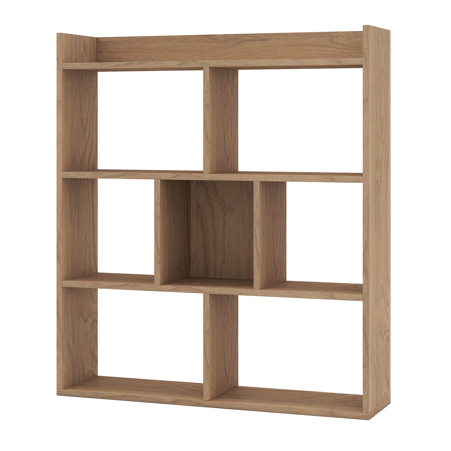 7 Cubes Open-back Bookshelf with Anti-Toppling Devices
