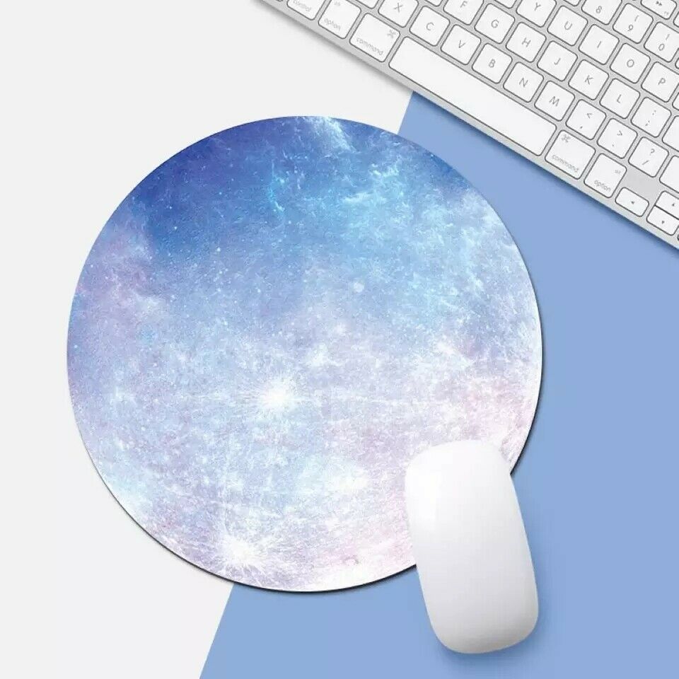 Round Gaming Mouse Pad for PC, Laptop, and Notebook - Non-Slip Mice Mat