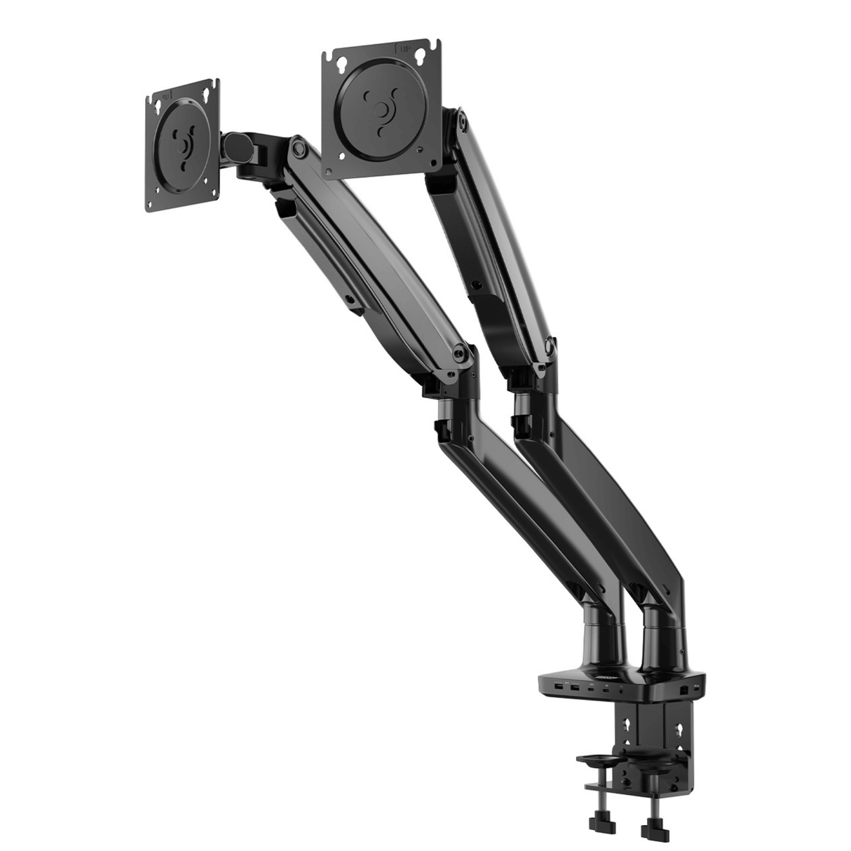ErgoAV ErgoLink Motion Desk Mount for Dual Monitors up to 34" and 22 lbs