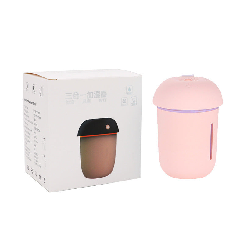 3-in-1 USB Charging Air Purifier, Humidifier, and Night Light