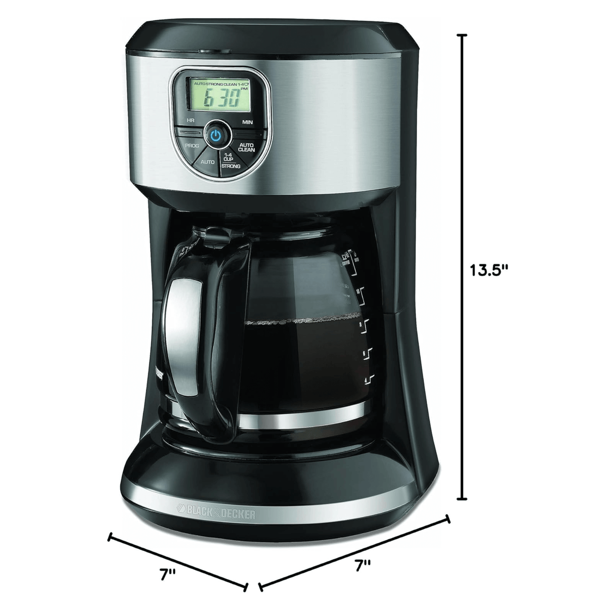 Black & Decker 12-Cup Programmable Coffeemaker - REFURBISHED